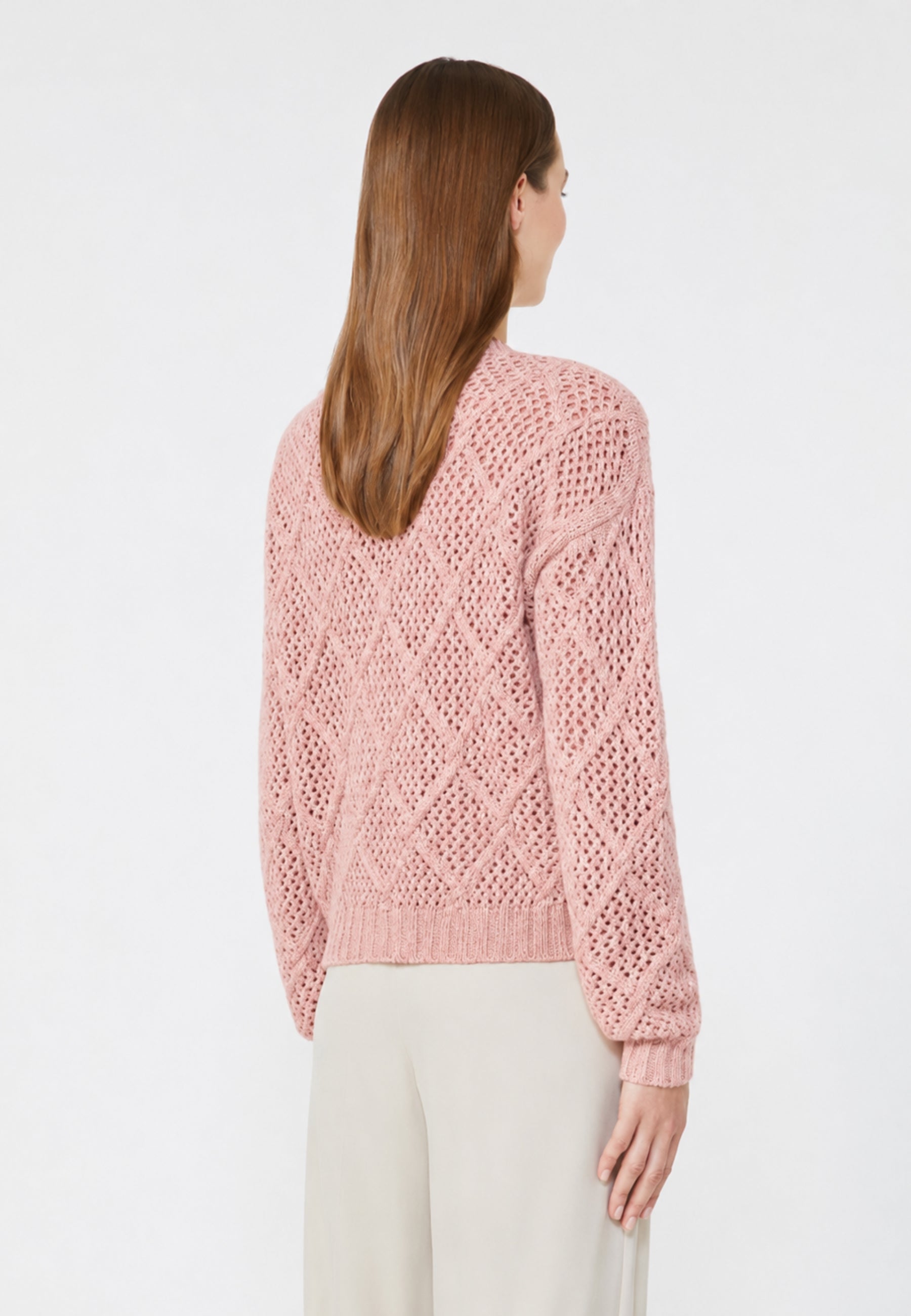 Max Mara Studio Ellade - Maglia in Lana e Cashmere con Paillettes 