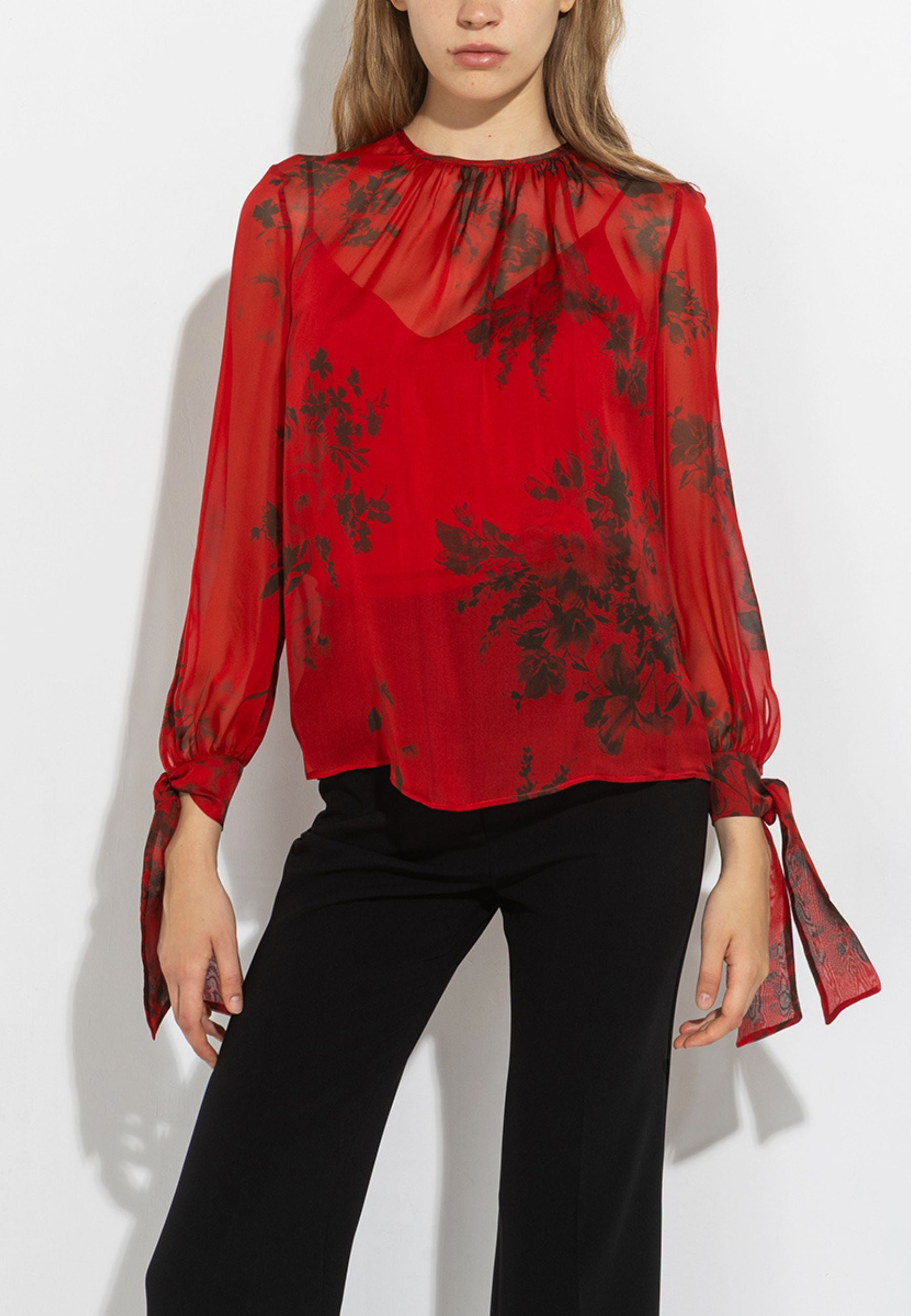 Max Mara Studio - Blusa Fabia in chiffon di seta 