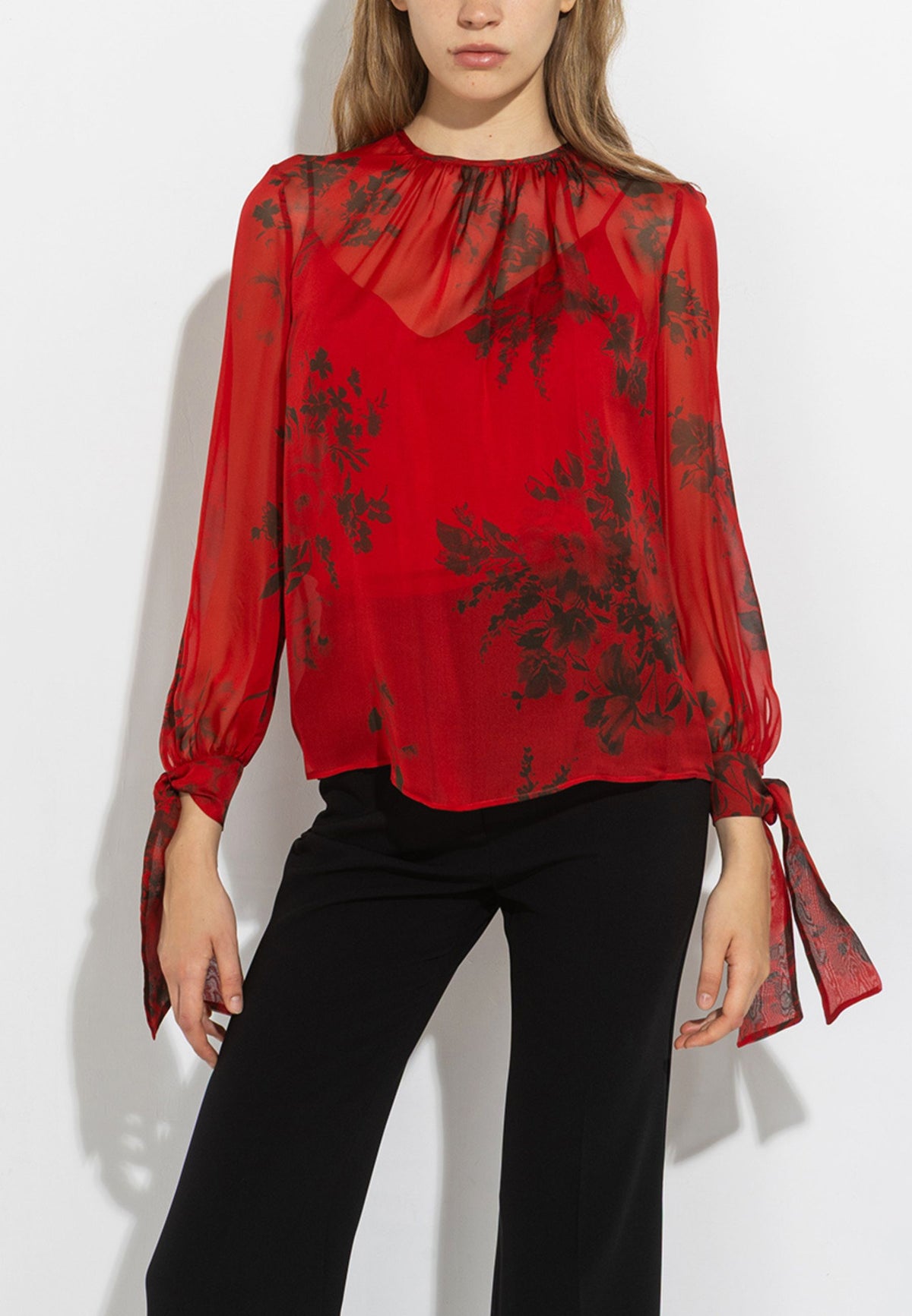 Max Mara Studio - Blusa Fabia in chiffon di seta 