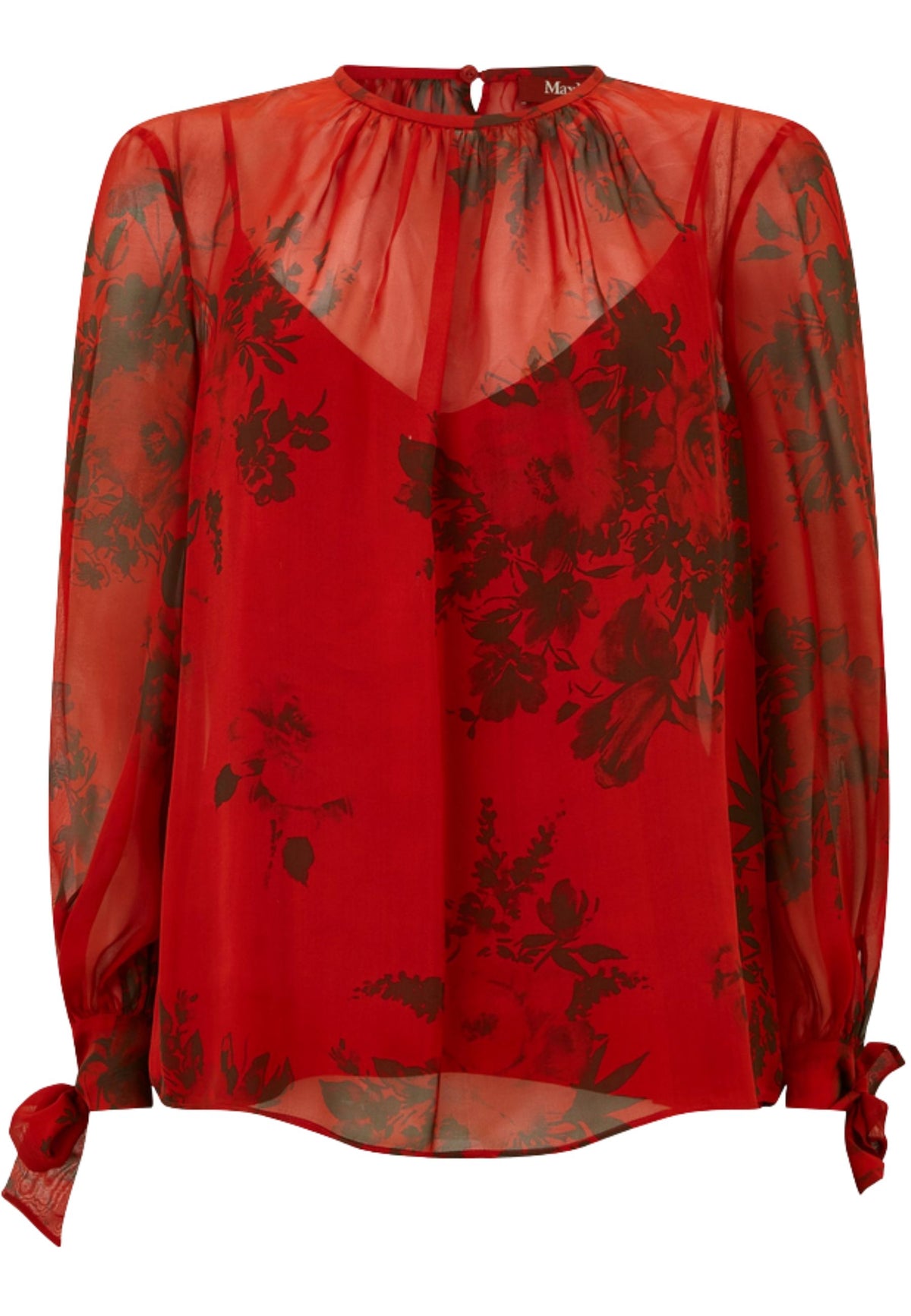 Max Mara Studio - Blusa Fabia in chiffon di seta 