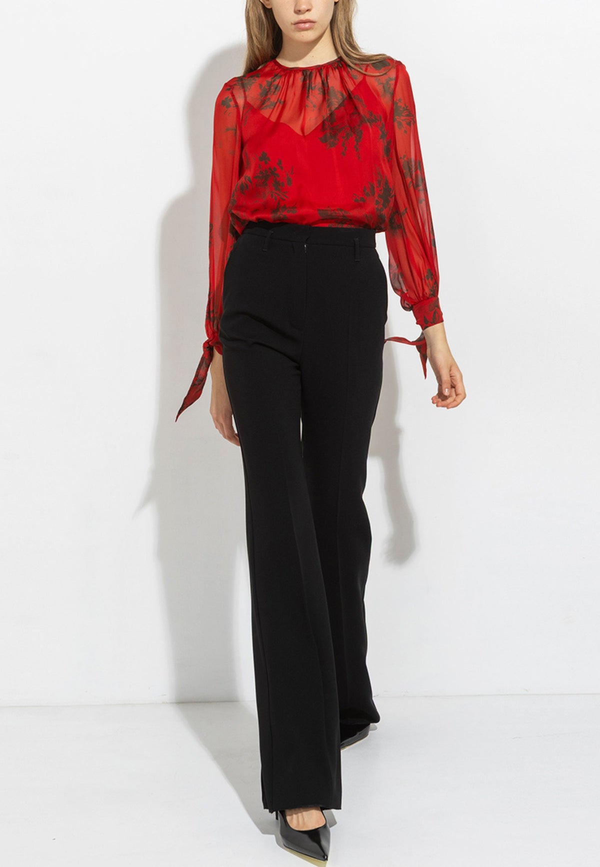 Max Mara Studio - Blusa Fabia in chiffon di seta 
