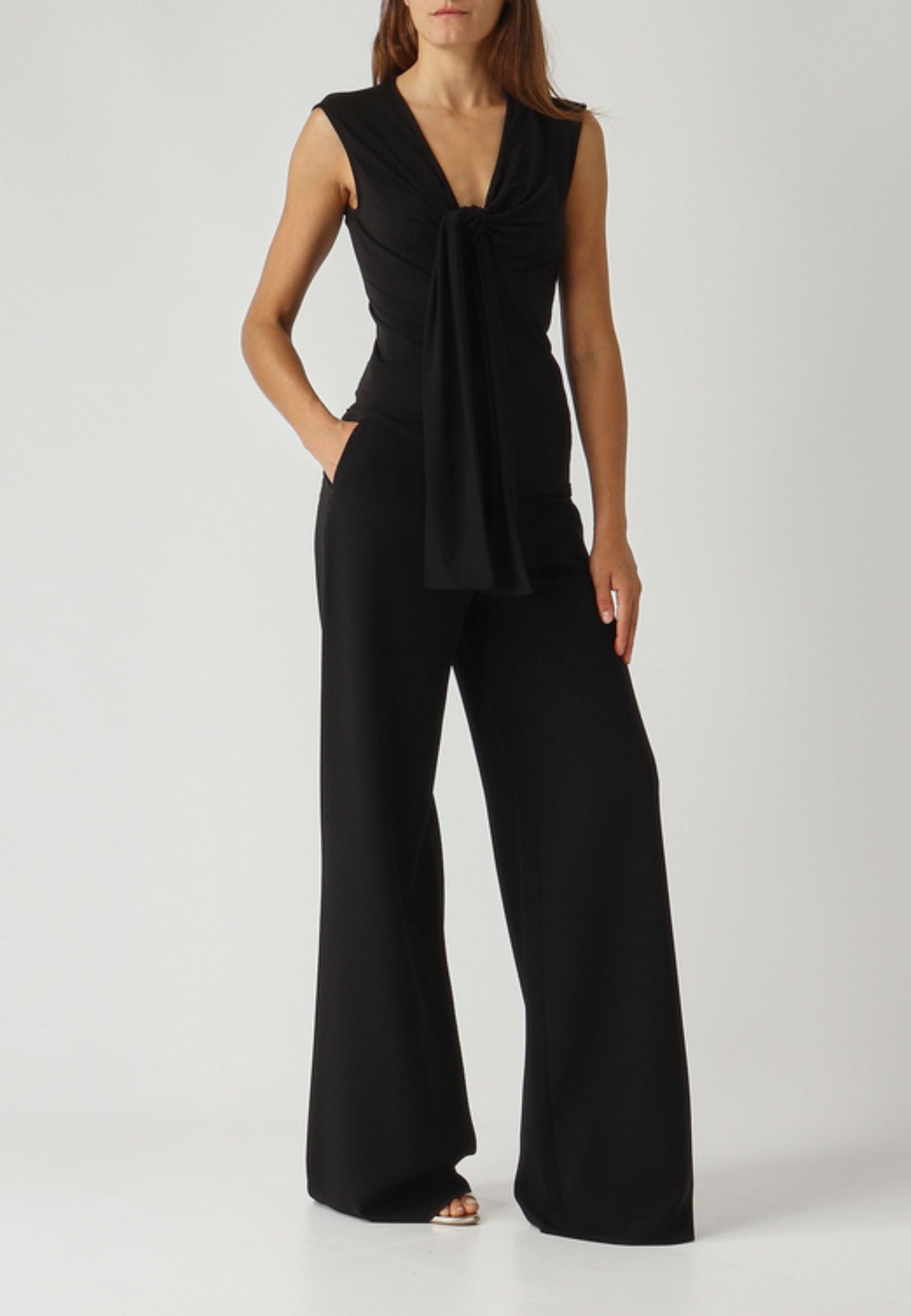 Max Mara Studio - Top Fennec in viscosa stretch 