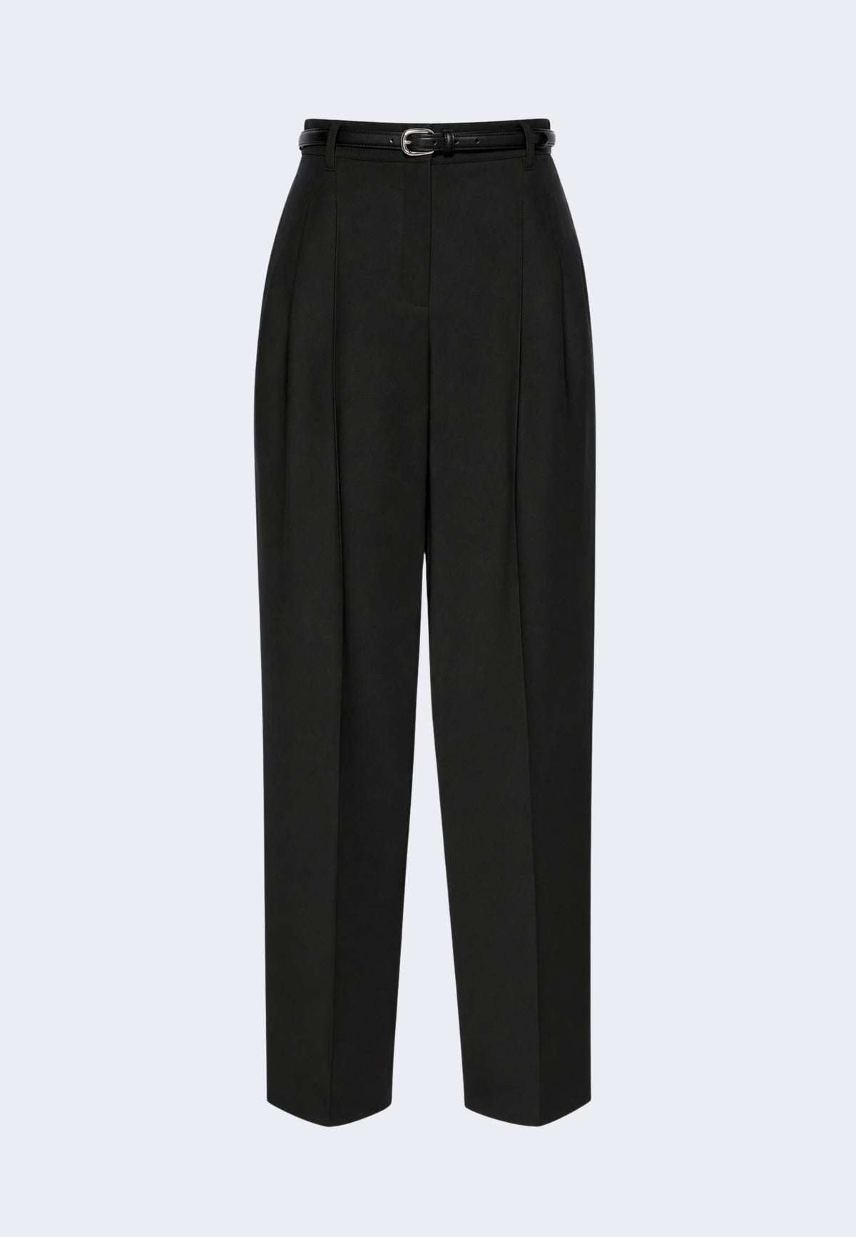 Pantalone fluido in cotone crêpe 