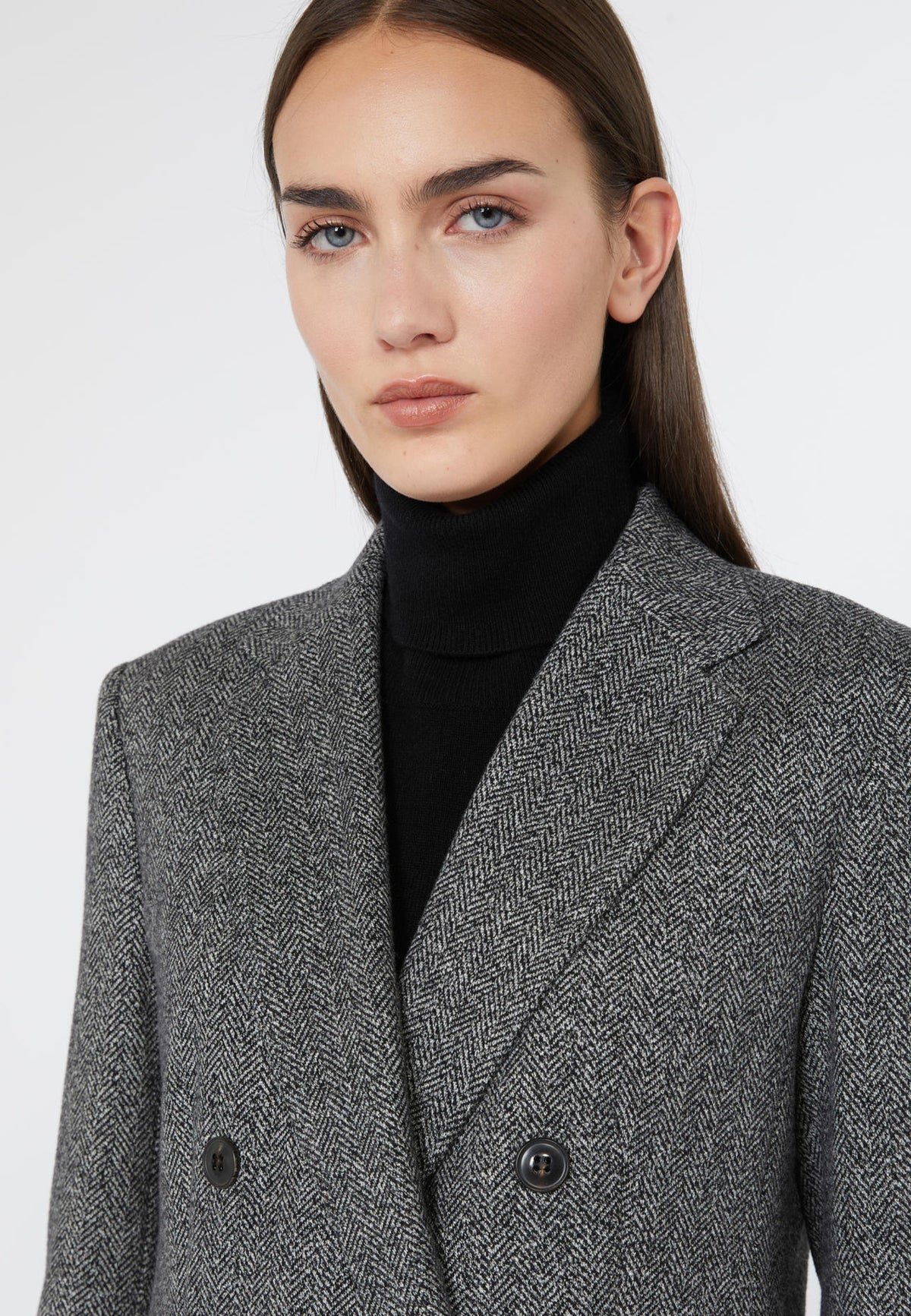 Max Mara Studio - Blazer doppiopetto in jersey jacquard 