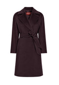 Max Mara Studio - Cappotto a vestaglia in drap di pura lana Blu