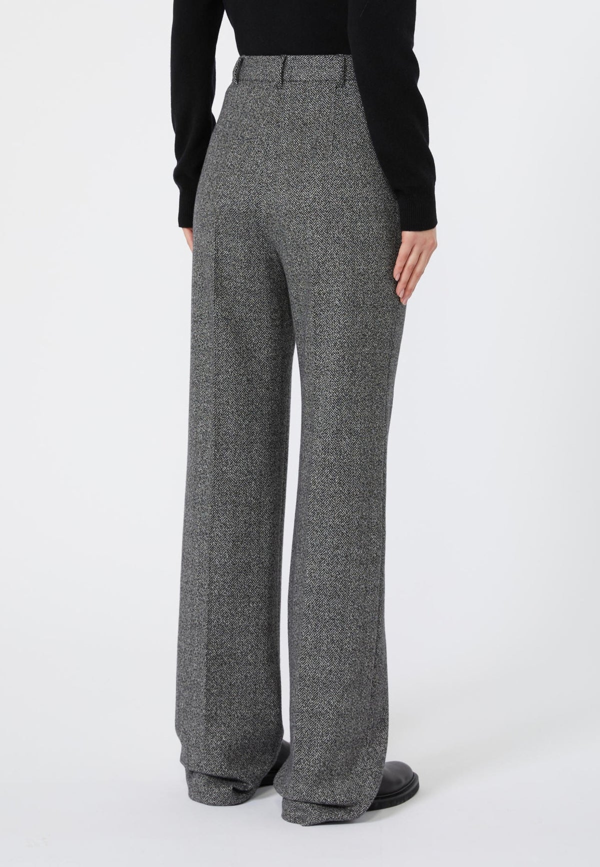 Max Mara Studio Pantalone Sartoriale in Jersey Jacquard 