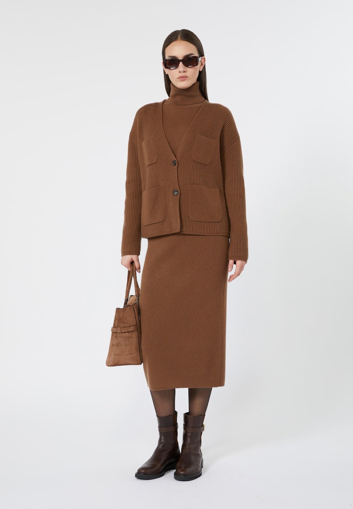 Max Mara Studio Maglia Dolcevita in Lana e Cashmere 