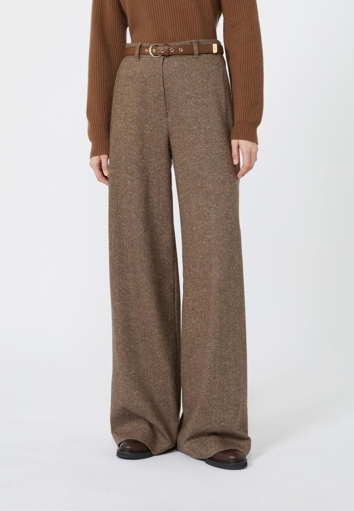 Max Mara Studio Pantalone in Mista Lana e Seta 