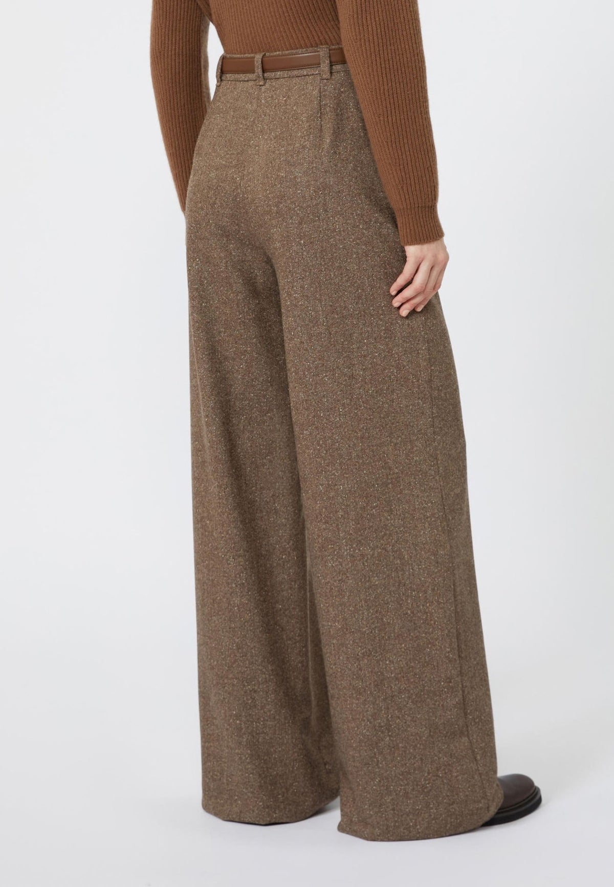 Max Mara Studio Pantalone in Mista Lana e Seta 