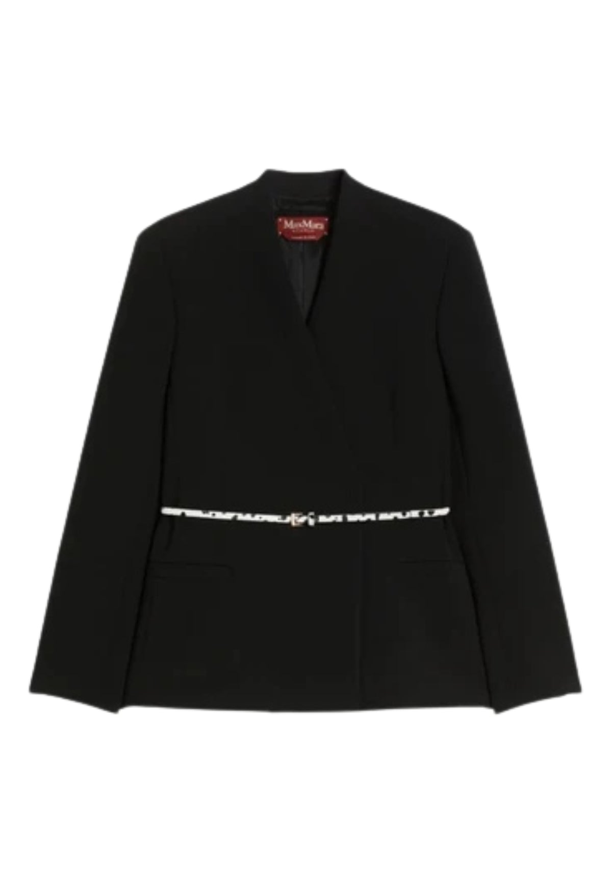 Giacca Max Mara Studio MSTQUINOA in Cady - Nero 
