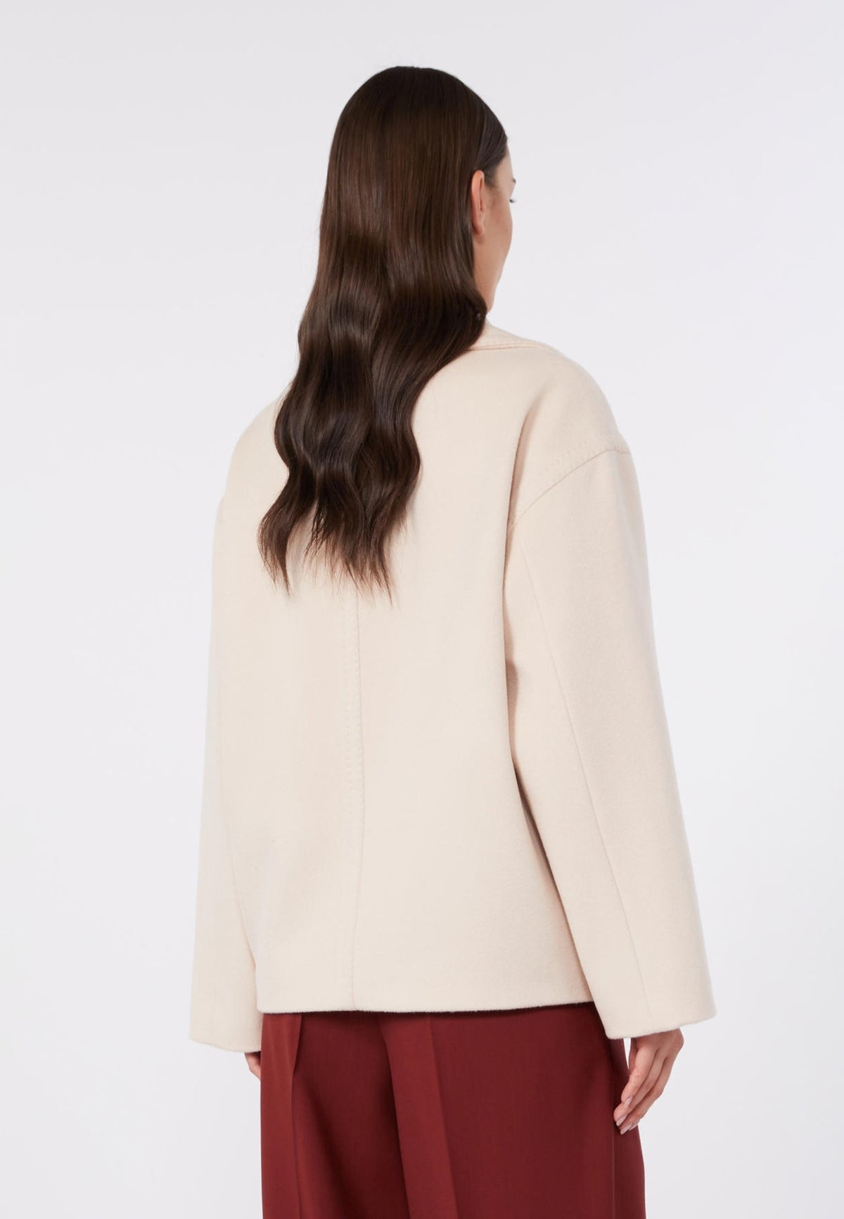 Max Mara Studio Caban Doppiopetto in Pura Lana 