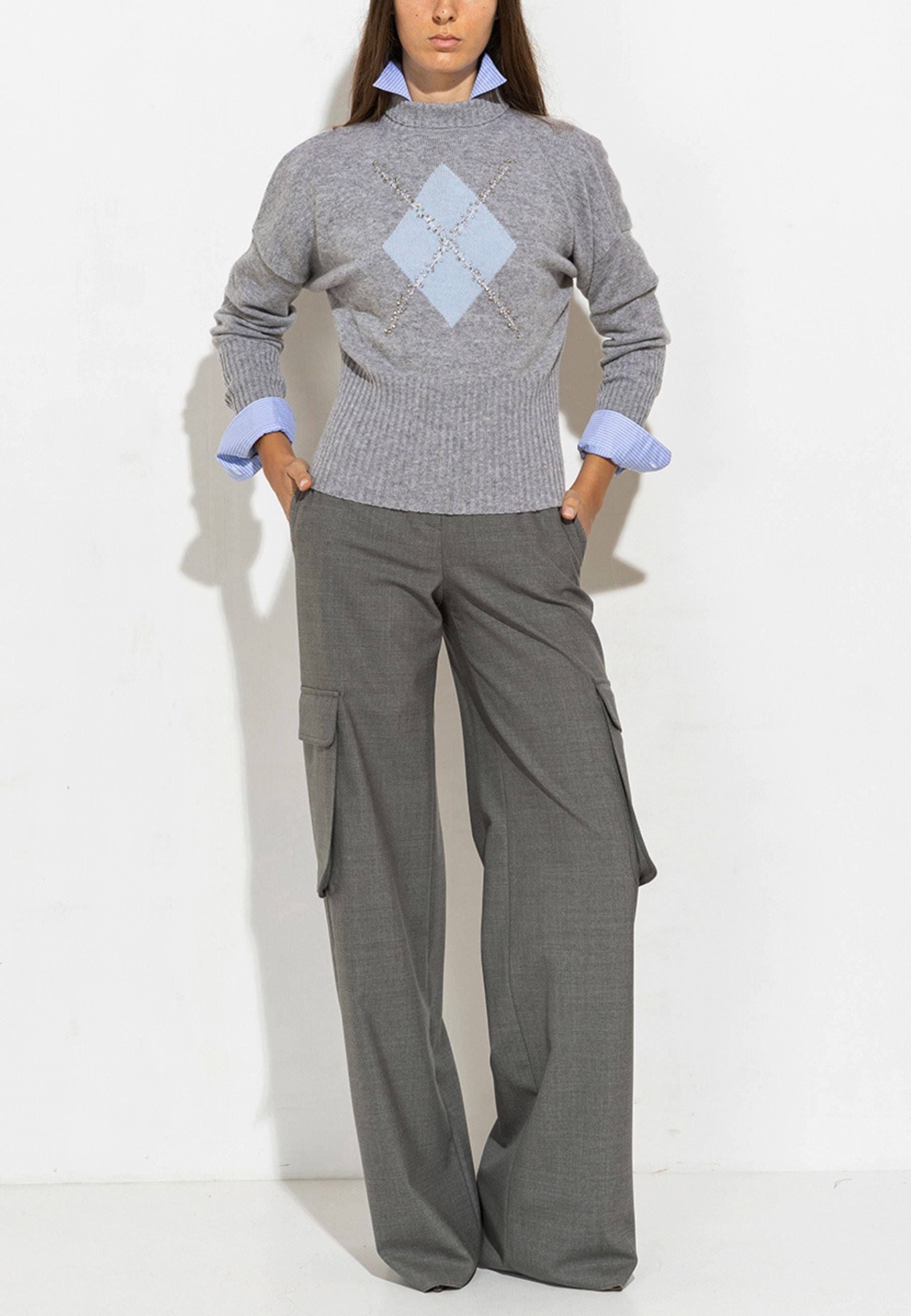 Max Mara Studio Nuccia - Maglia Dolcevita in Lana e Cashmere 