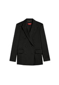 Max Mara Studio Zweireiher-Blazer Teiera aus Satin
