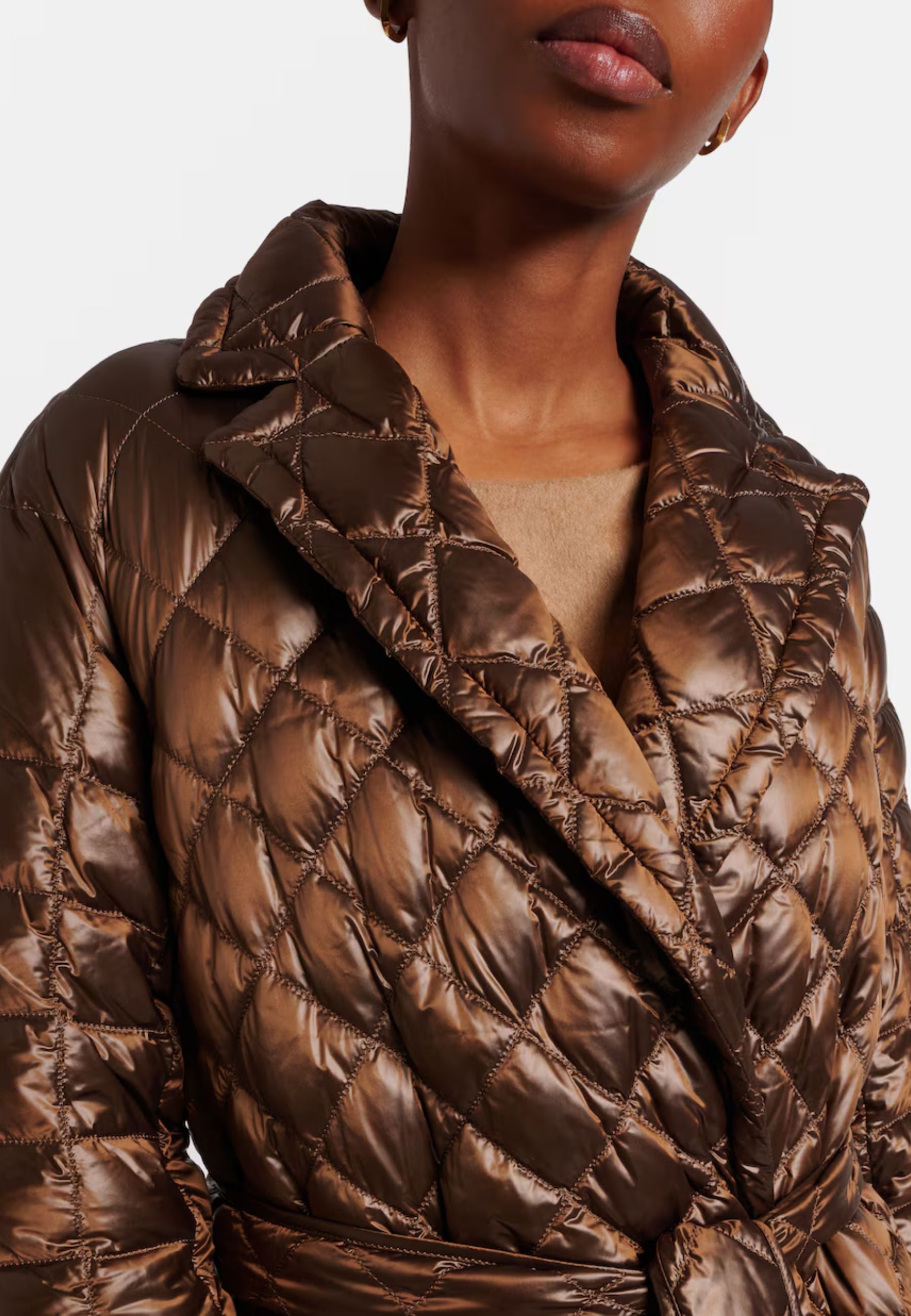 Max Mara The Cube - Piumino Spaces con Cintura 