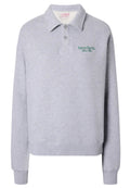 MC2 Saint Barth - Felpa Berenice grigio melange con ricamo Saint Barth Sport Club