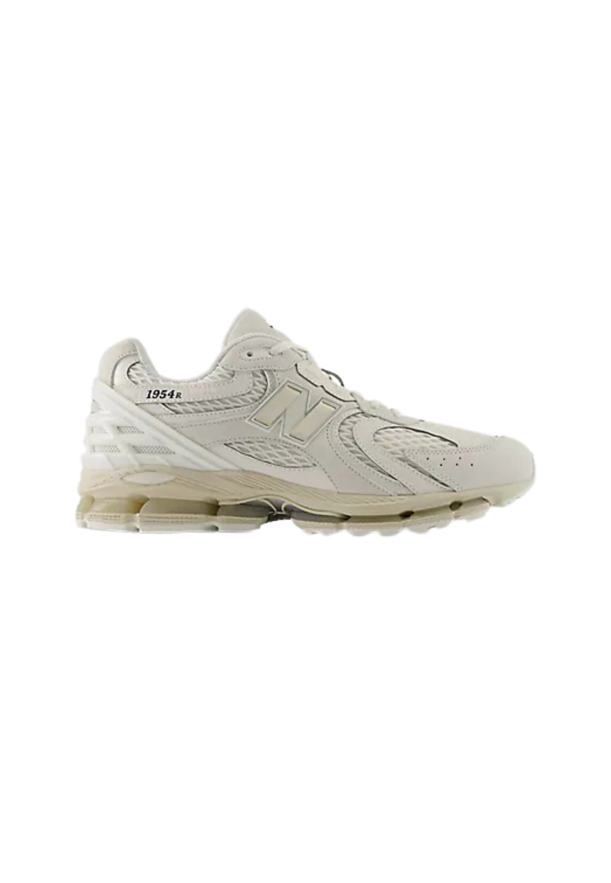 New Balance 1954R Sneakers in Suede e Mesh Bianco Crema 