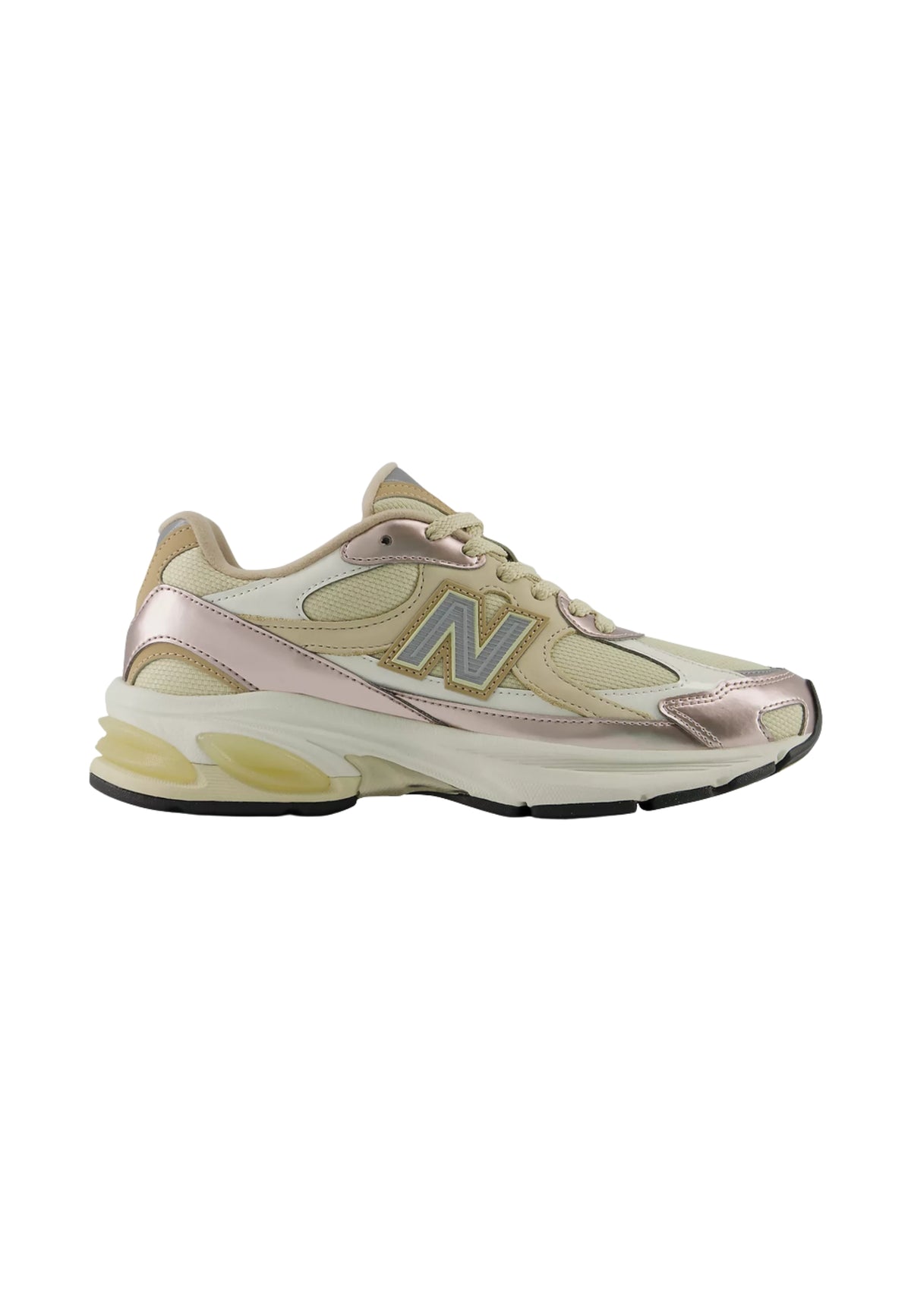 New Balance ABZORB 2010 Sneakers Beige e Rosa Metallizzato 