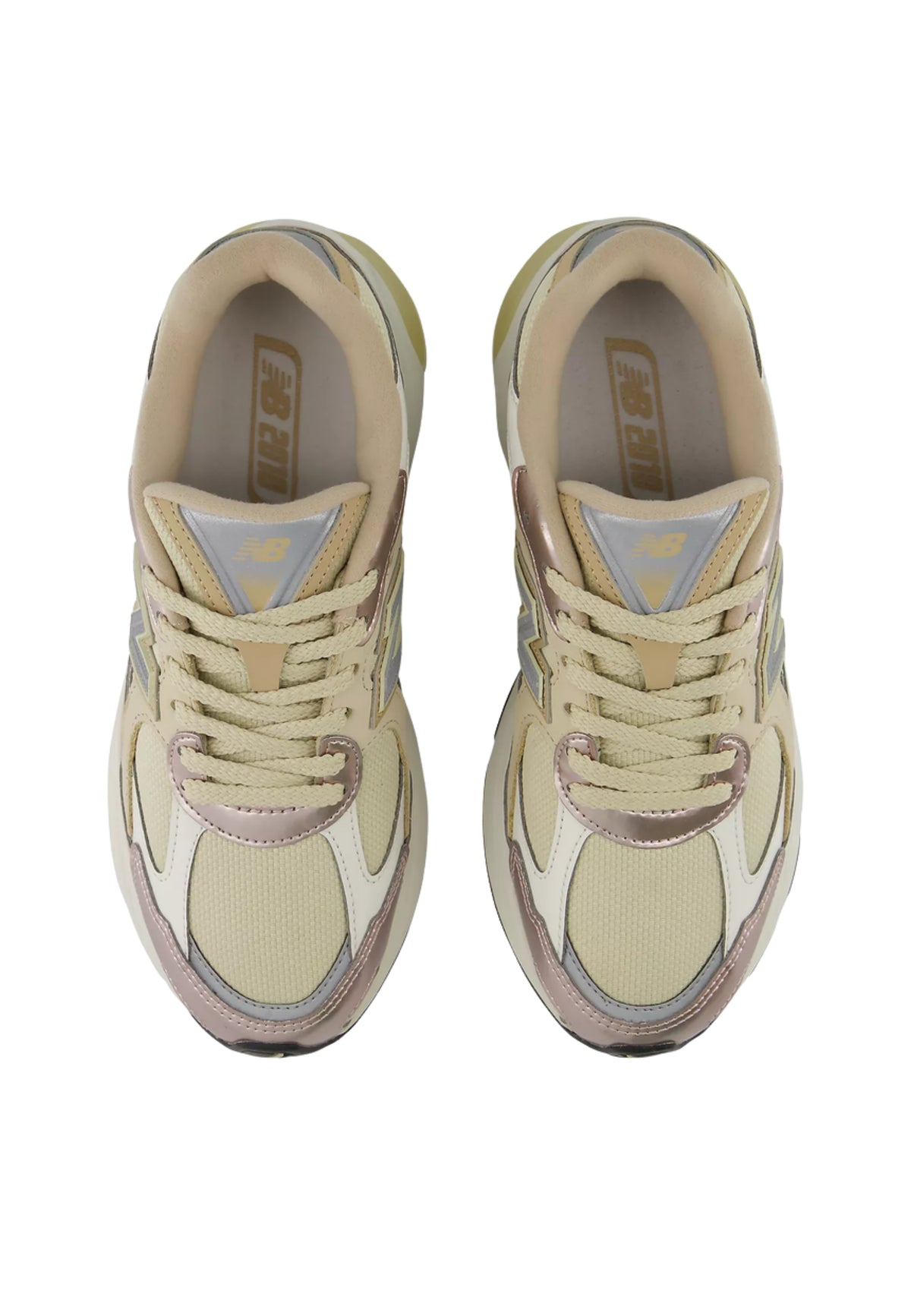 New Balance ABZORB 2010 Sneakers Beige e Rosa Metallizzato 