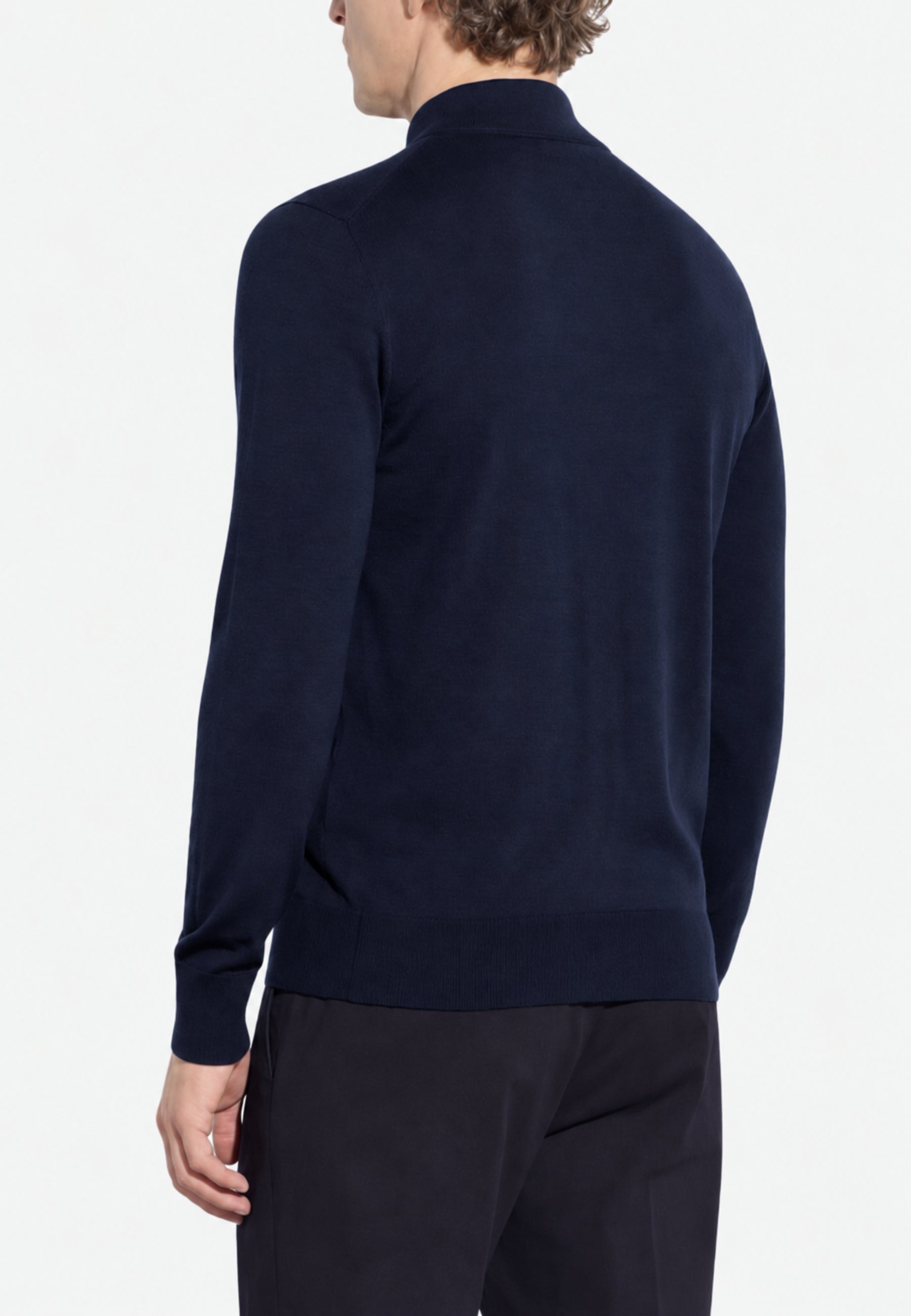 Paolo Pecora - Maglia Polo Uomo in Lana Merinos Extrafine 
