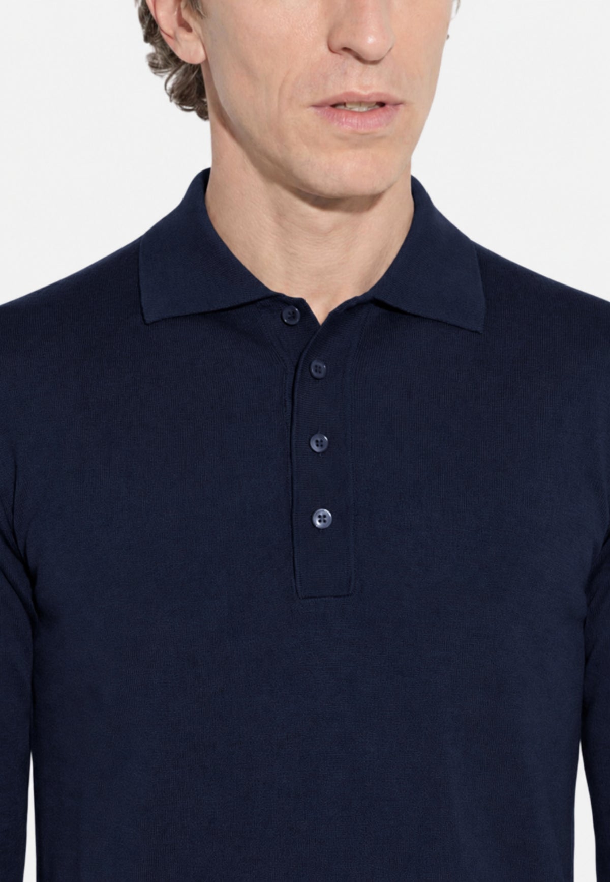 Paolo Pecora - Maglia Polo Uomo in Lana Merinos Extrafine 