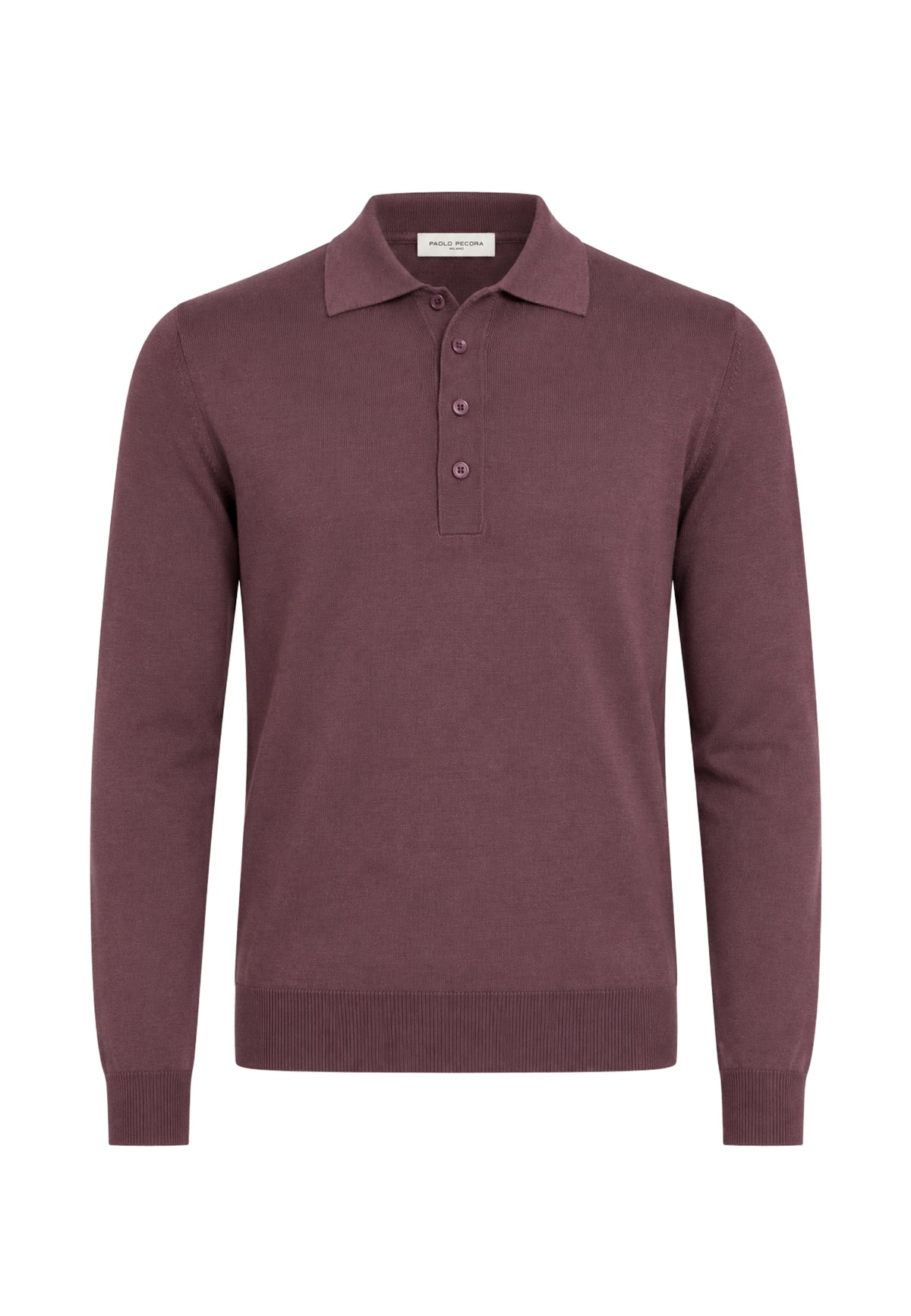 Paolo Pecora - Maglia Polo Uomo in Lana Merinos Extrafine 