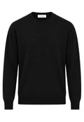 Paolo Pecora - Maglia Uomo Girocollo in 100% Lana Merino - Nero