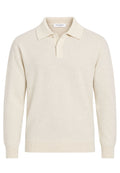 Paolo Pecora - Polo Uomo in 100% Lana Merino - Panna
