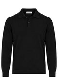 Paolo Pecora - Polo Uomo in 100% Lana Merino - Nero