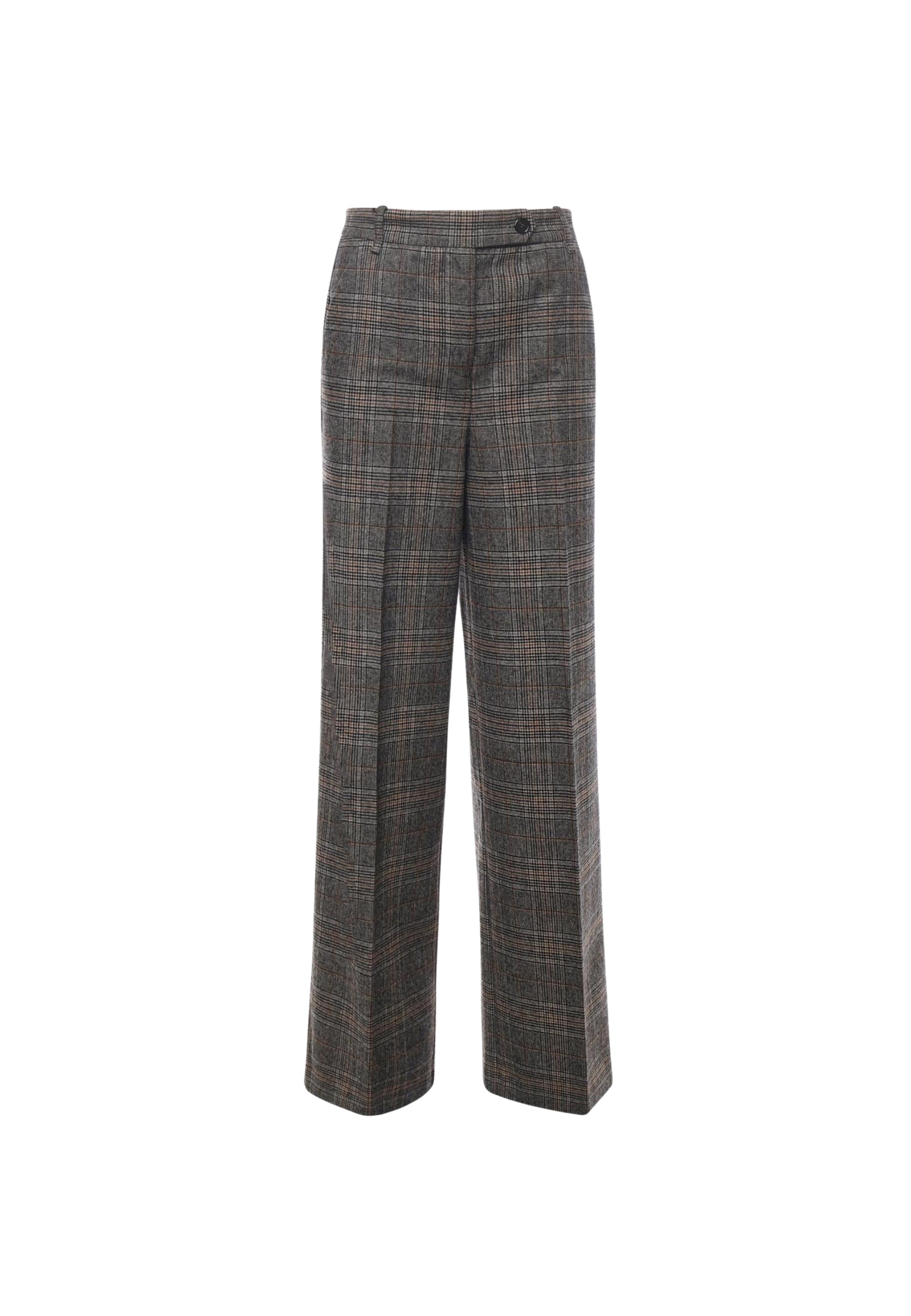 Pantaloni Palazzo Check Pinko 