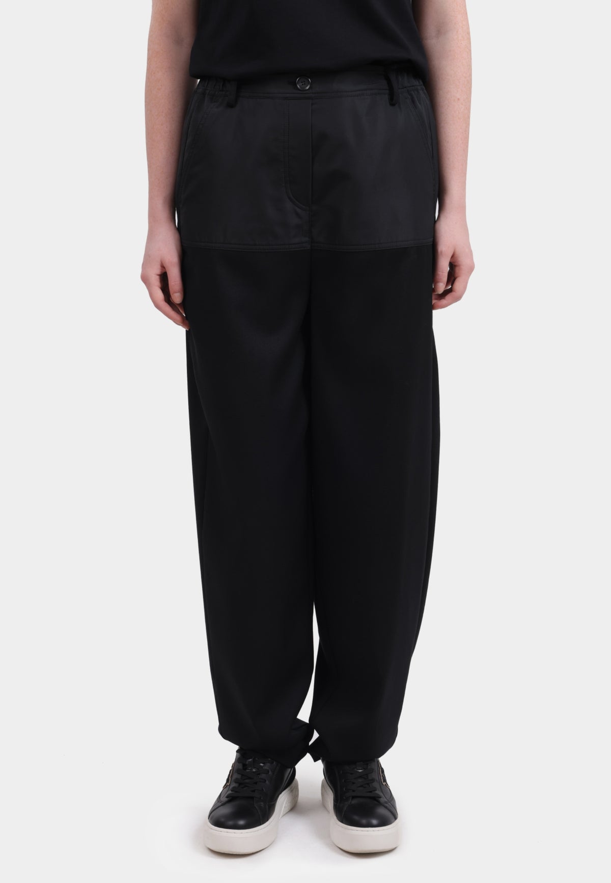 Pantaloni Pinko Doppio Tessuto in Misto Lana 