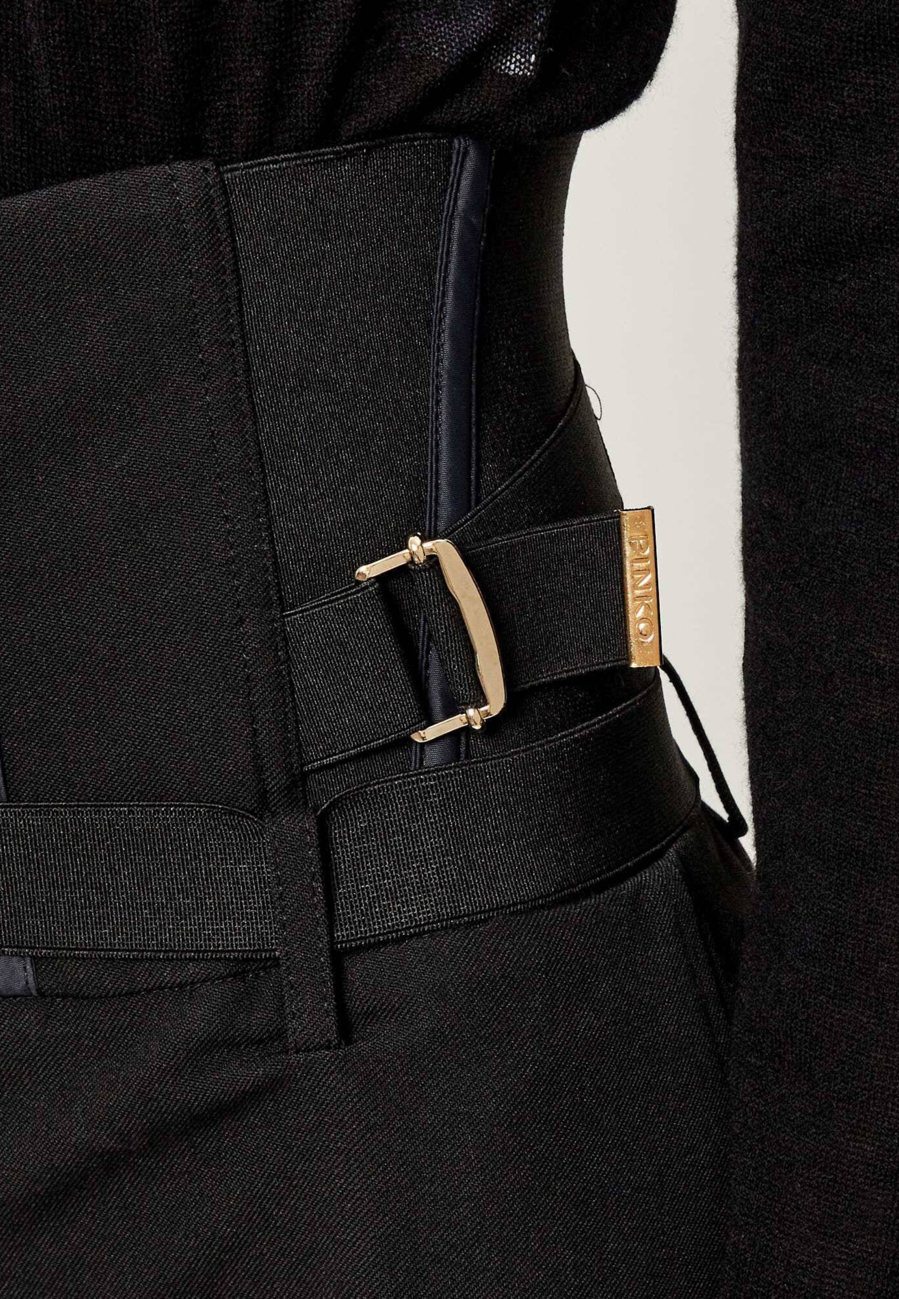 Pantaloni Pinko Piadina in Crêpe Stretch 