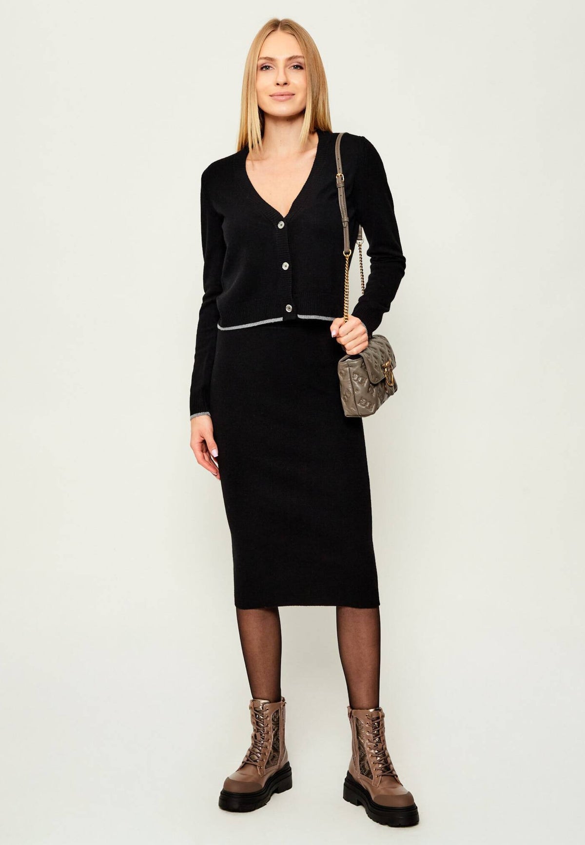 Cardigan Pinko Stromboli in Lana e Cashmere 