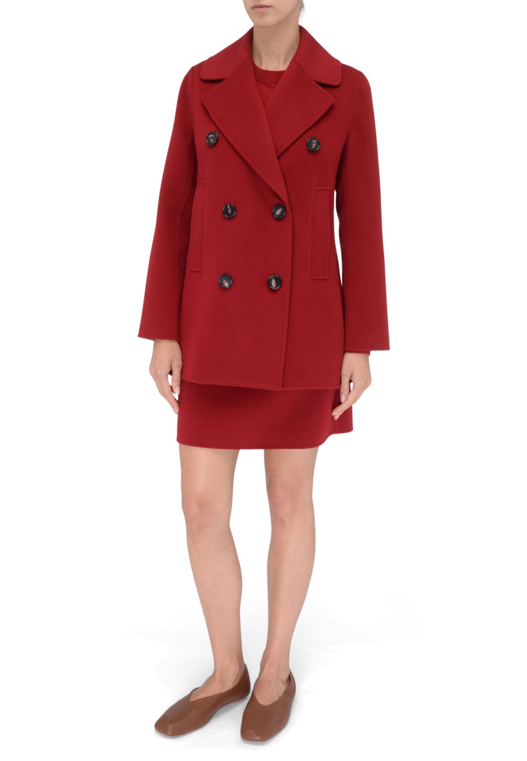 'S MAX MARA Cappotto corto doppiopetto 