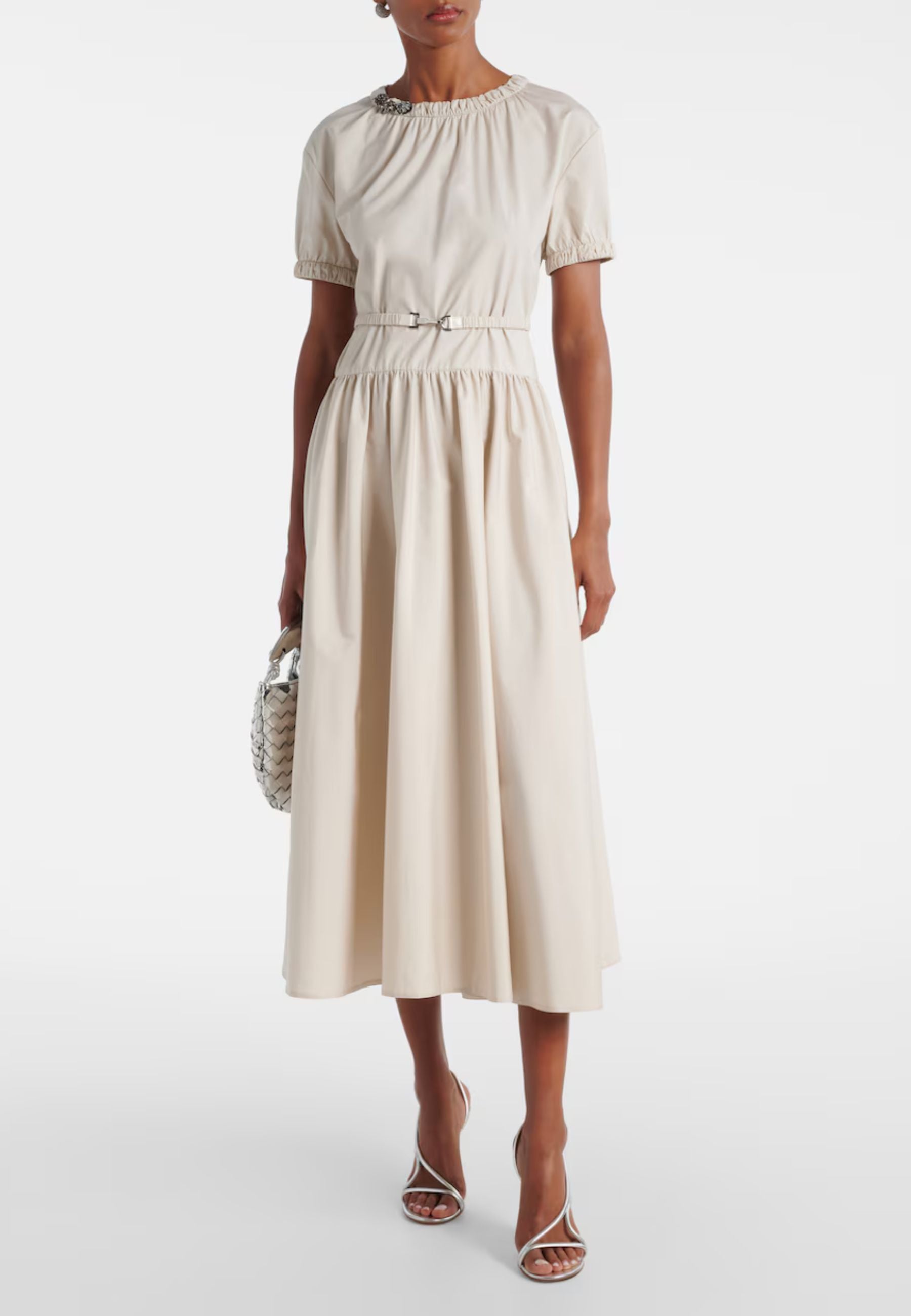 'S Max Mara - Terry Abito midi in popeline di cotone 