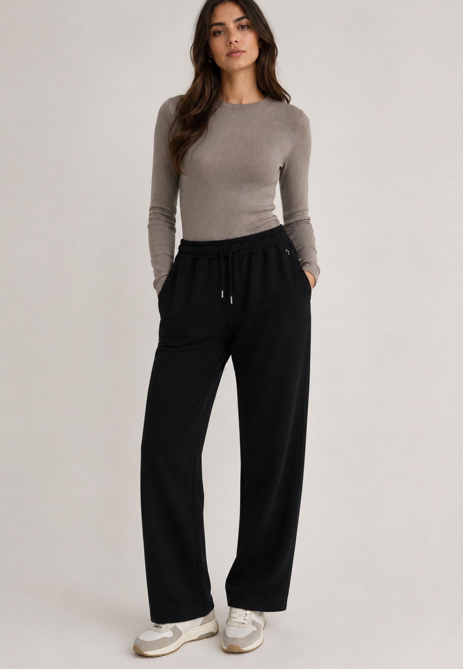 SPORTMAX - Pantaloni jogging in cotone stretch 