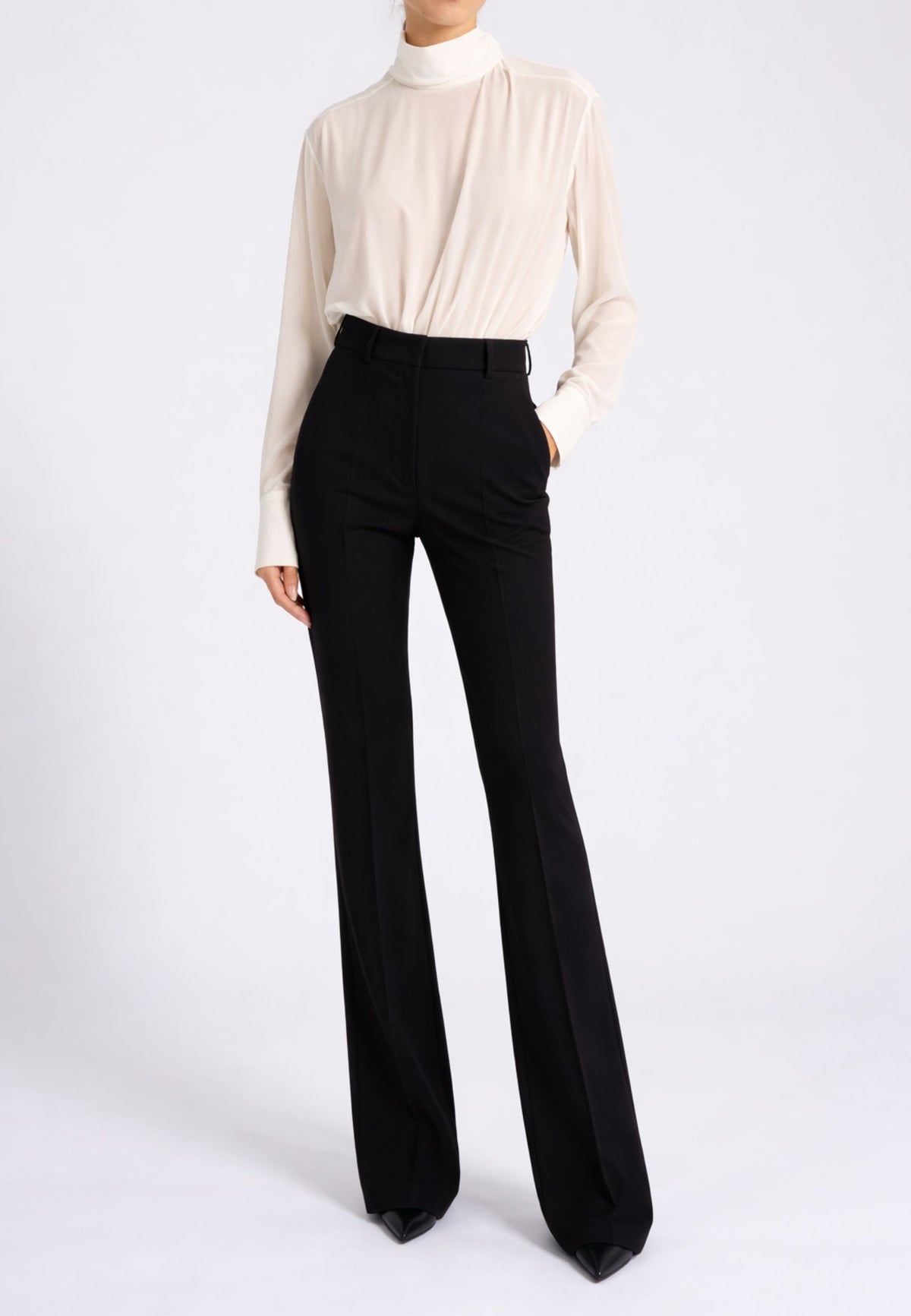 Sportmax - Pantalone Febe in lana stretch 