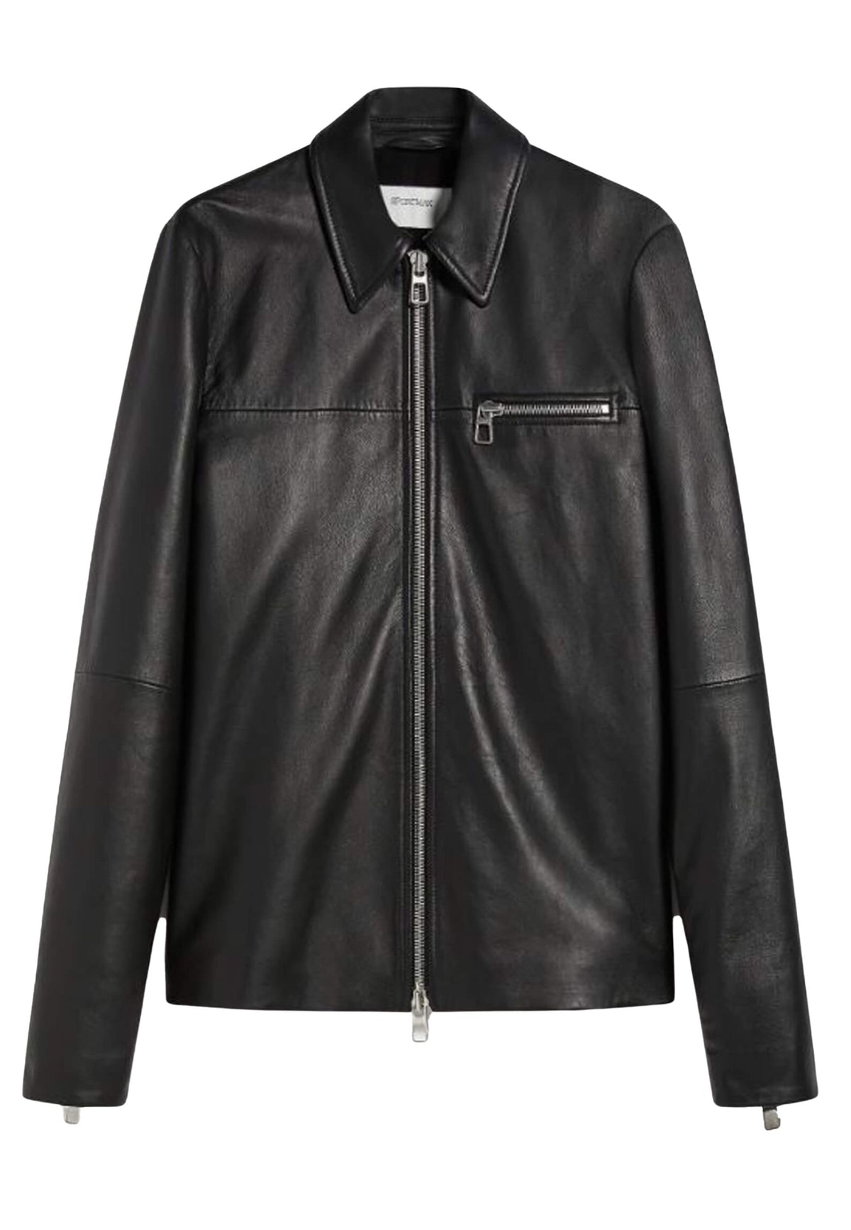 Sportmax - Giubbino in nappa nera 