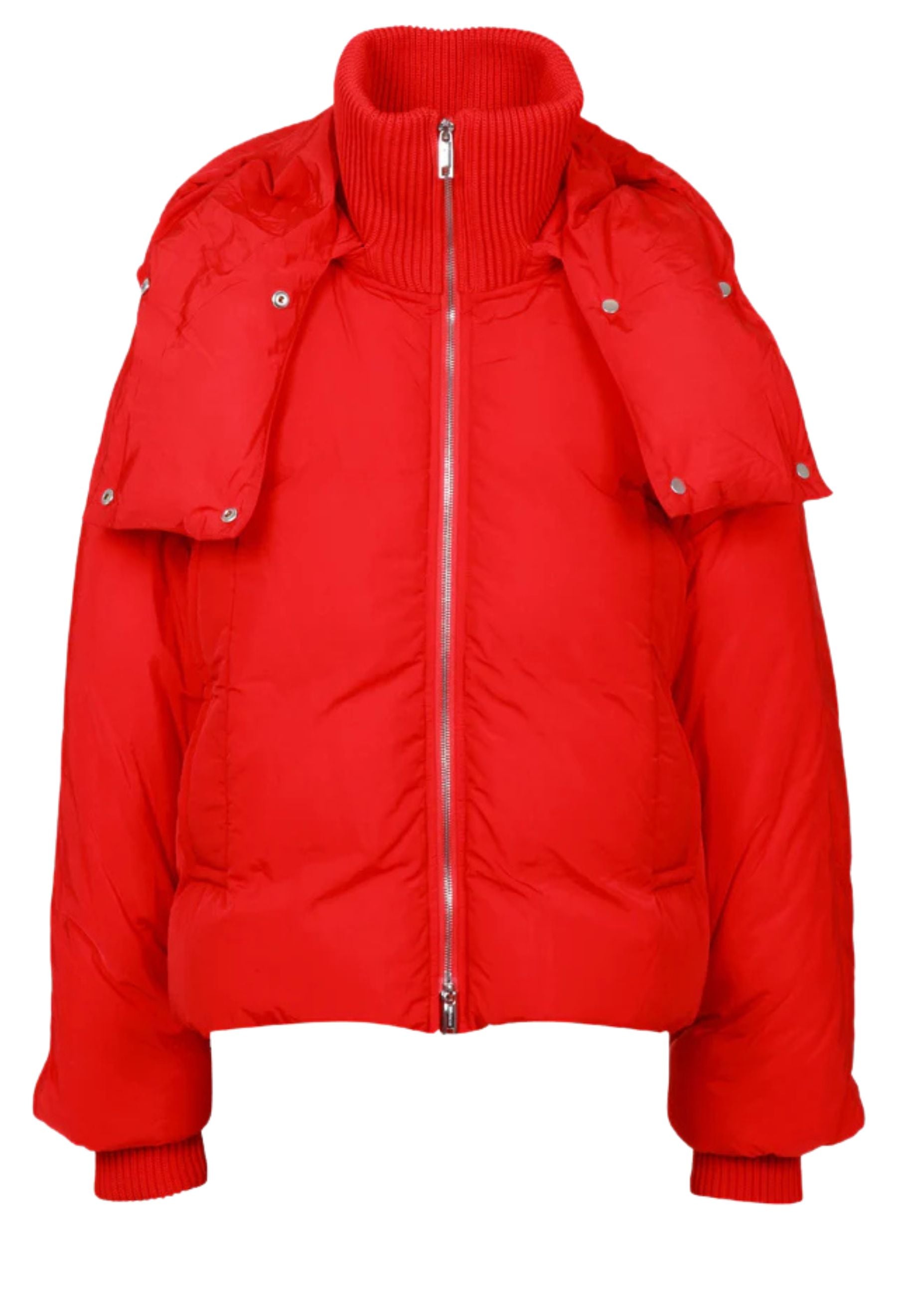 Sportmax Piumino trapuntato con cappuccio removibile 