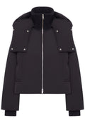 Sportmax Piumino corto con cappuccio removibile