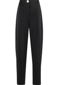 Sportmax Salvo Pantalone Sartoriale in Pura Lana Nero