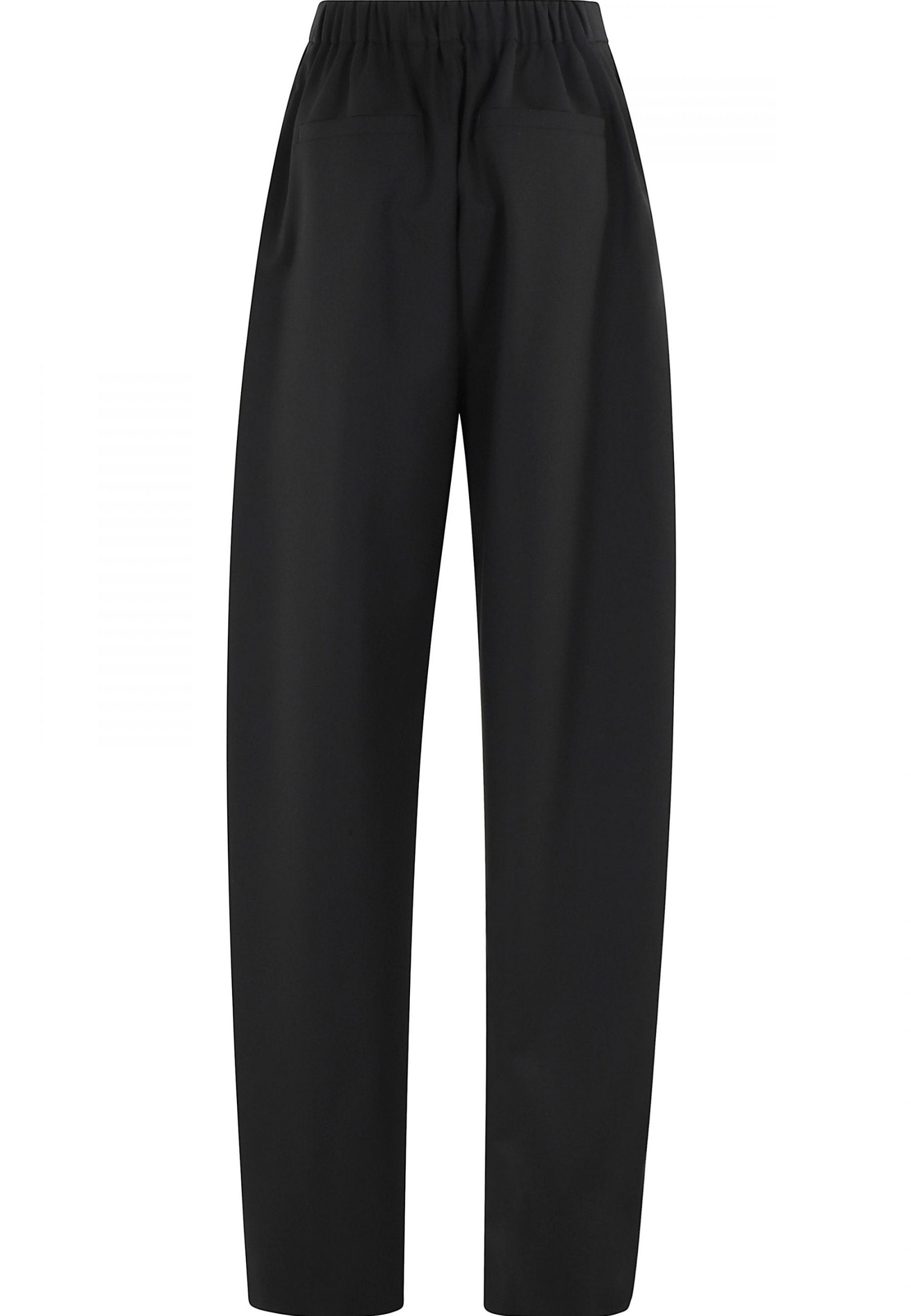 Sportmax Salvo Pantalone Sartoriale in Pura Lana Nero 