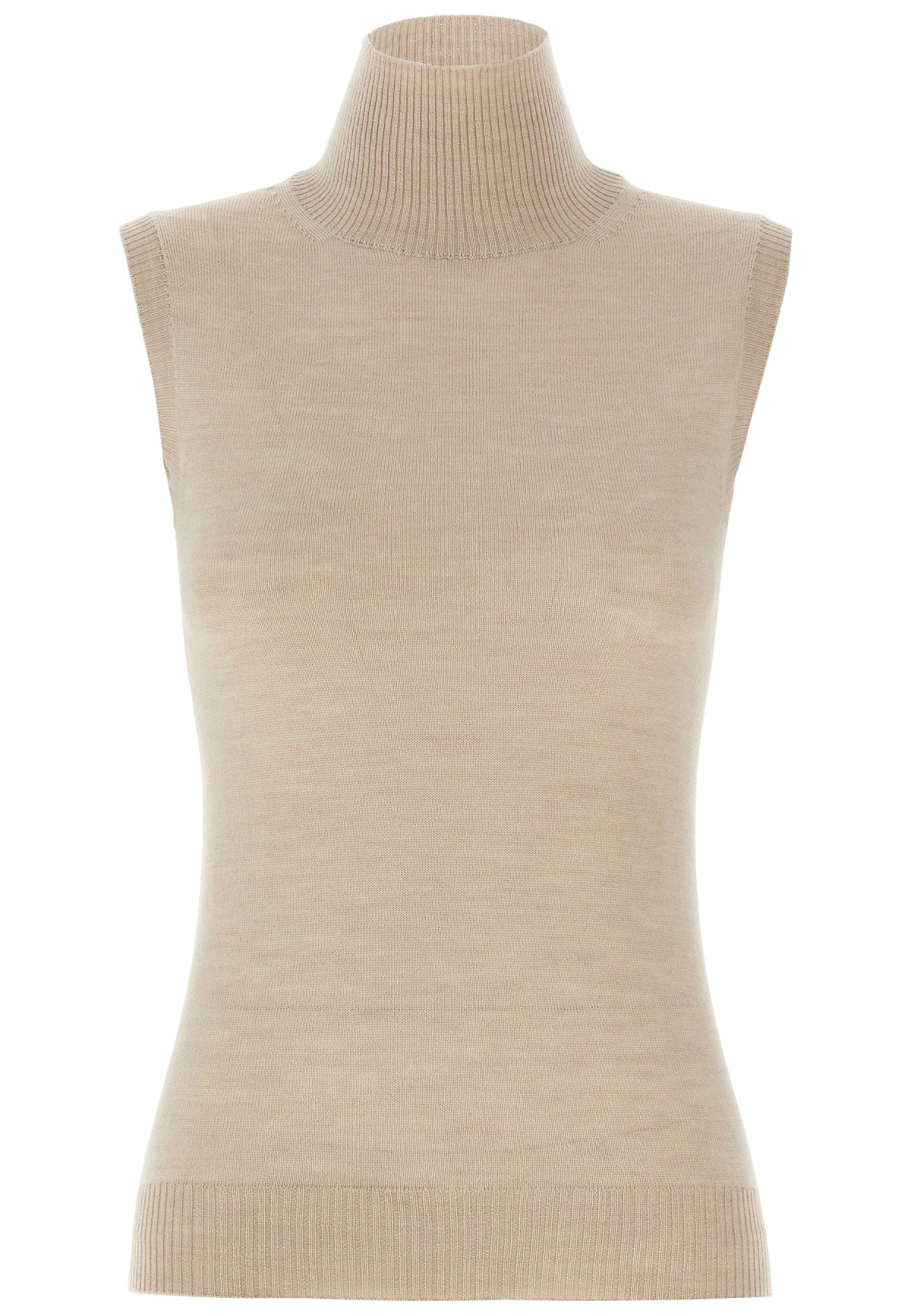 Sportmax Vertigo Top Dolcevita in Lana Vergine 