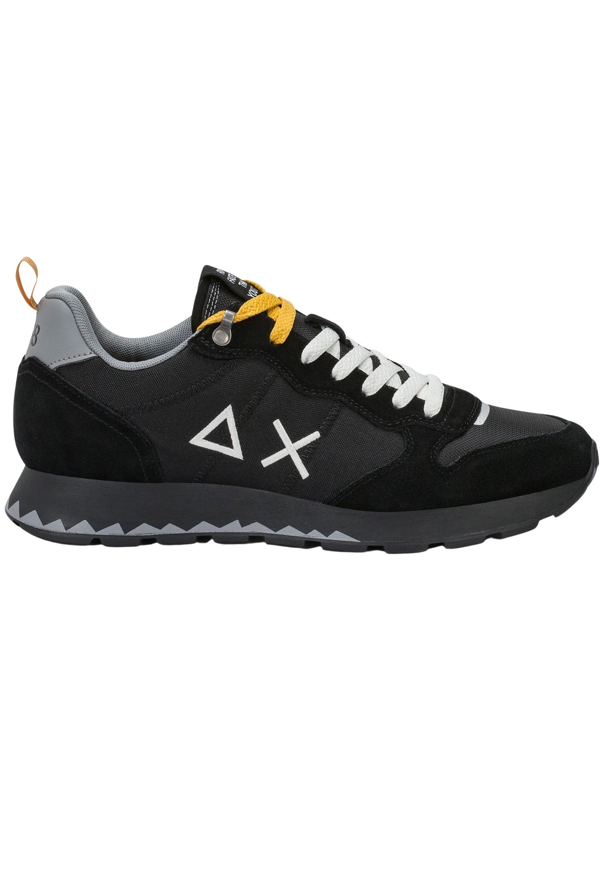 SUN68 - Sneaker Tom Solid in suede e nylon nero 