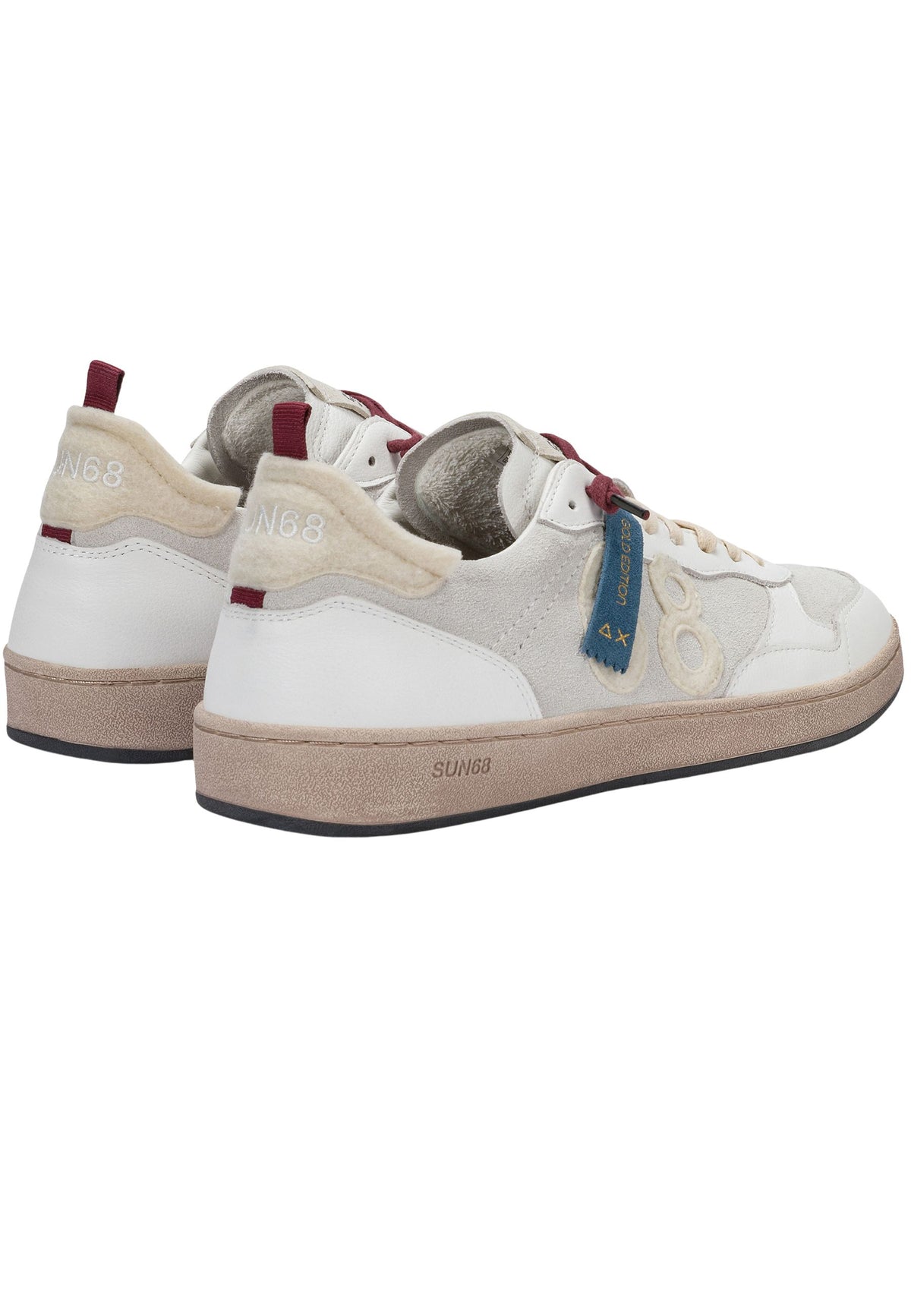 SUN68 - Sneaker Urban Basket 1968 in suede e pelle 