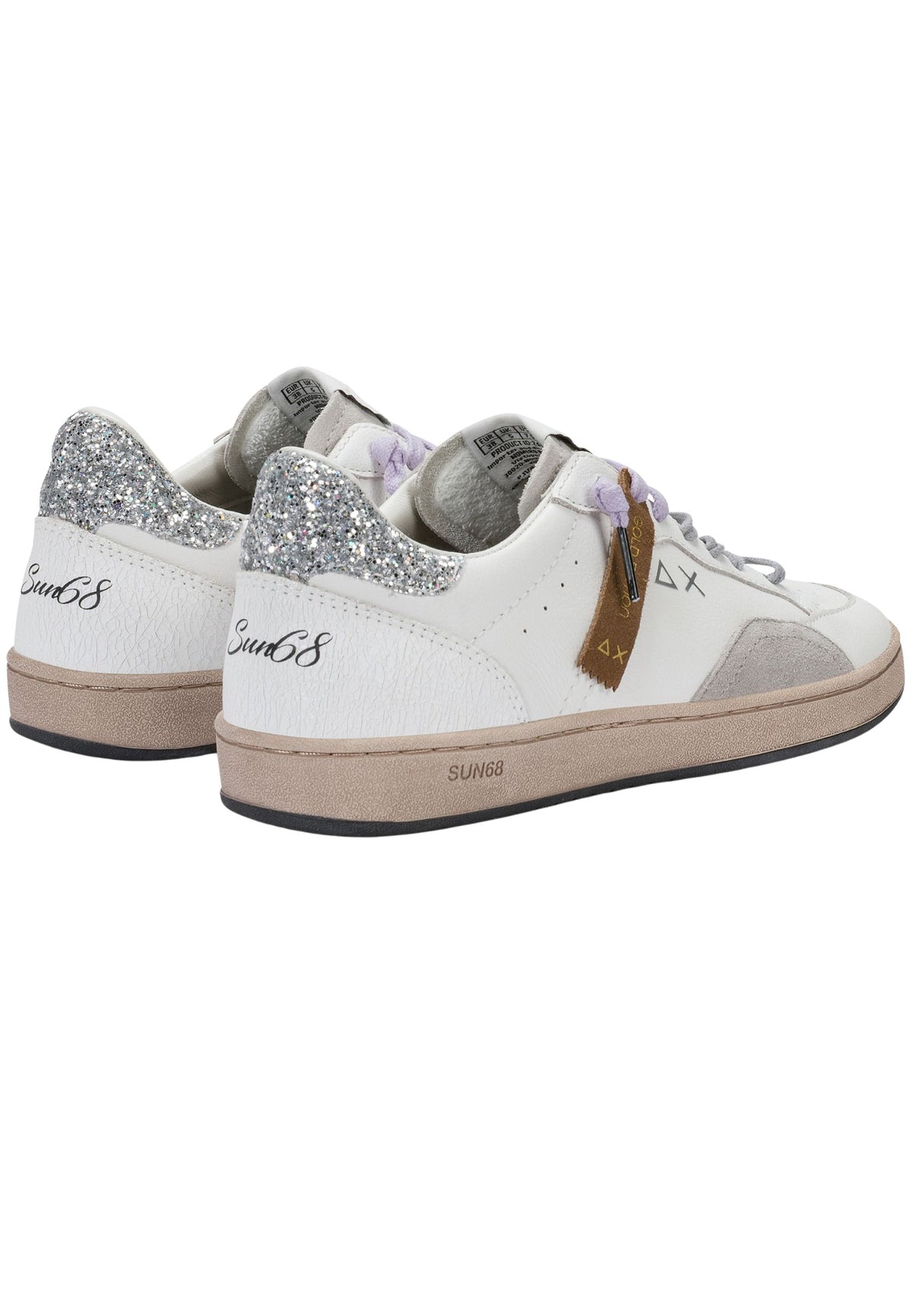 SUN68 - Sneaker Urban Street in pelle con charm 