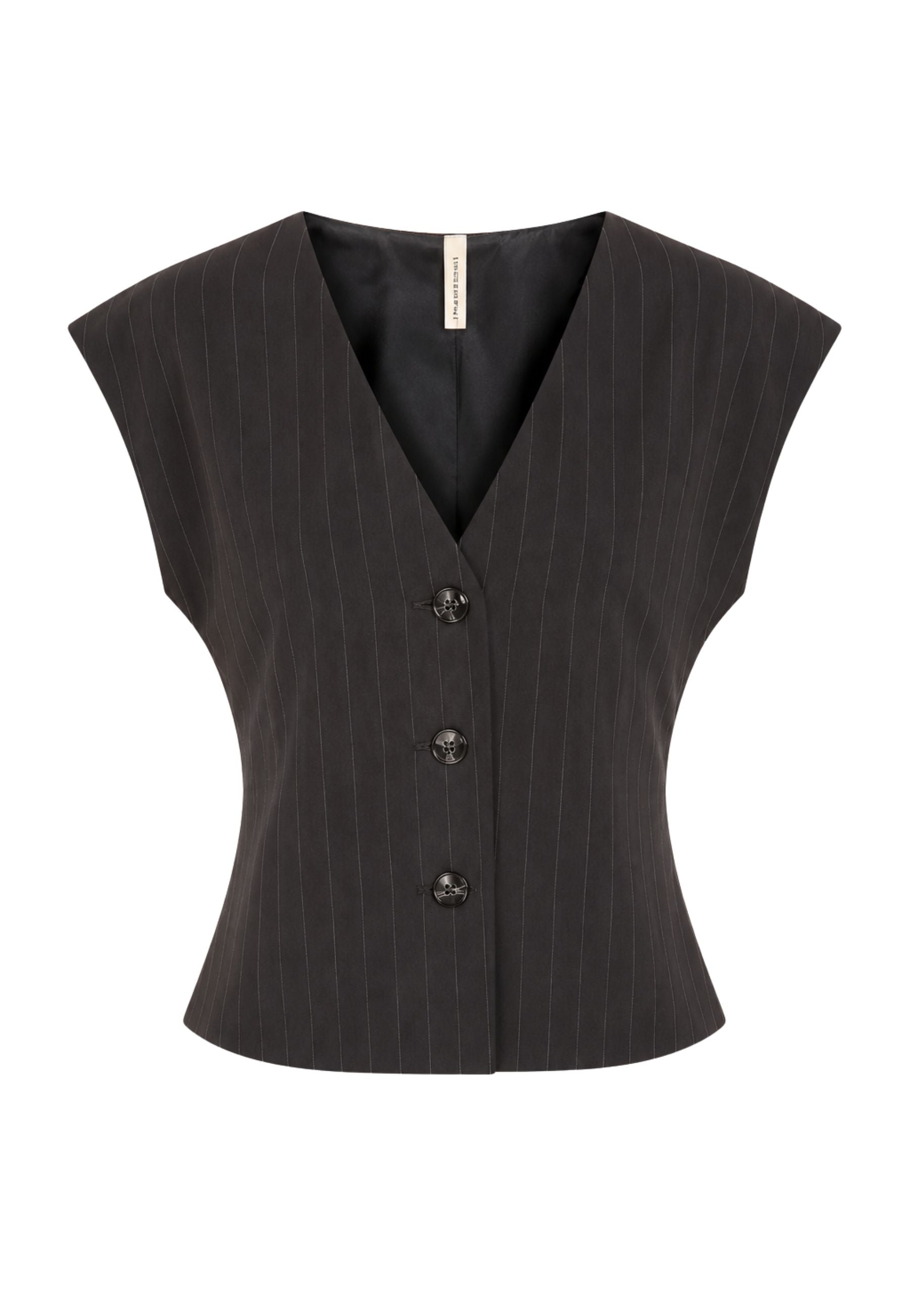 Tensione In Gilet Gessato 