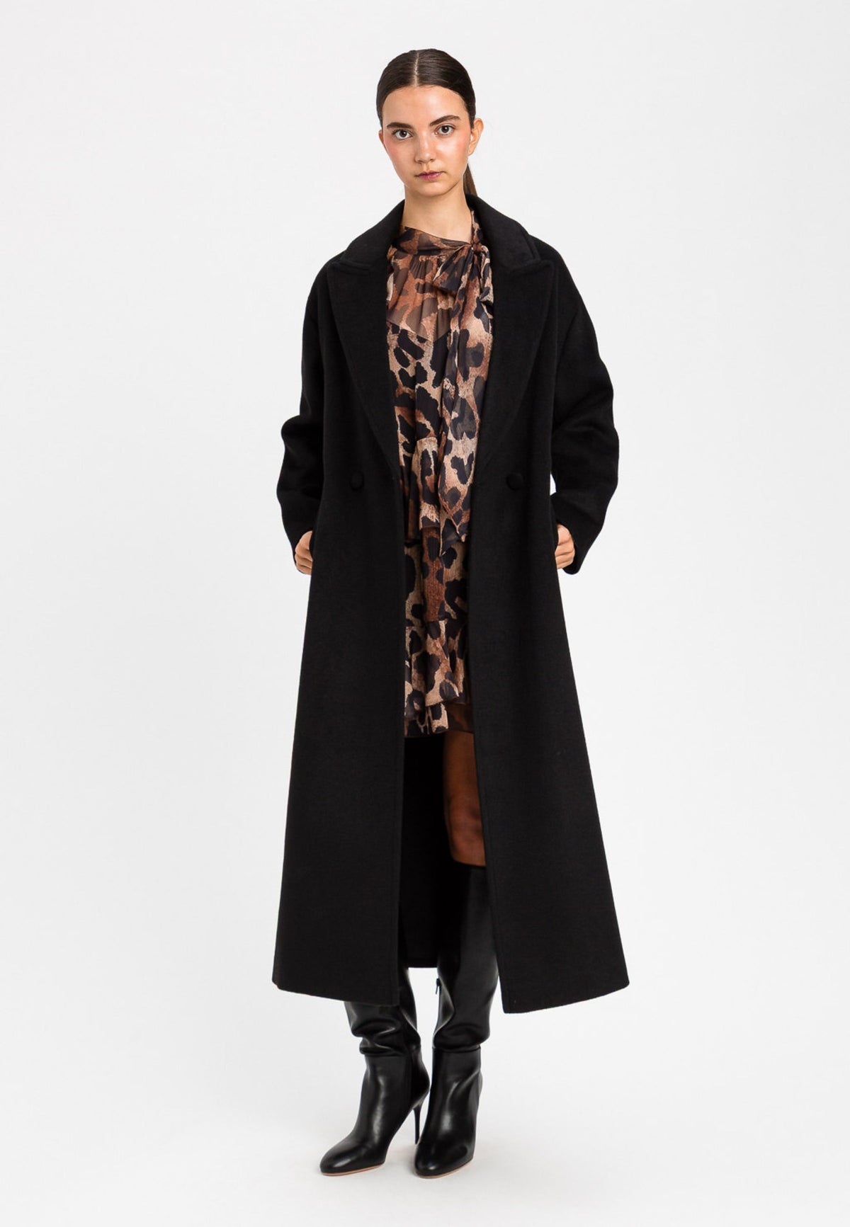 ACTITUDE Cappotto lungo con cintura 
