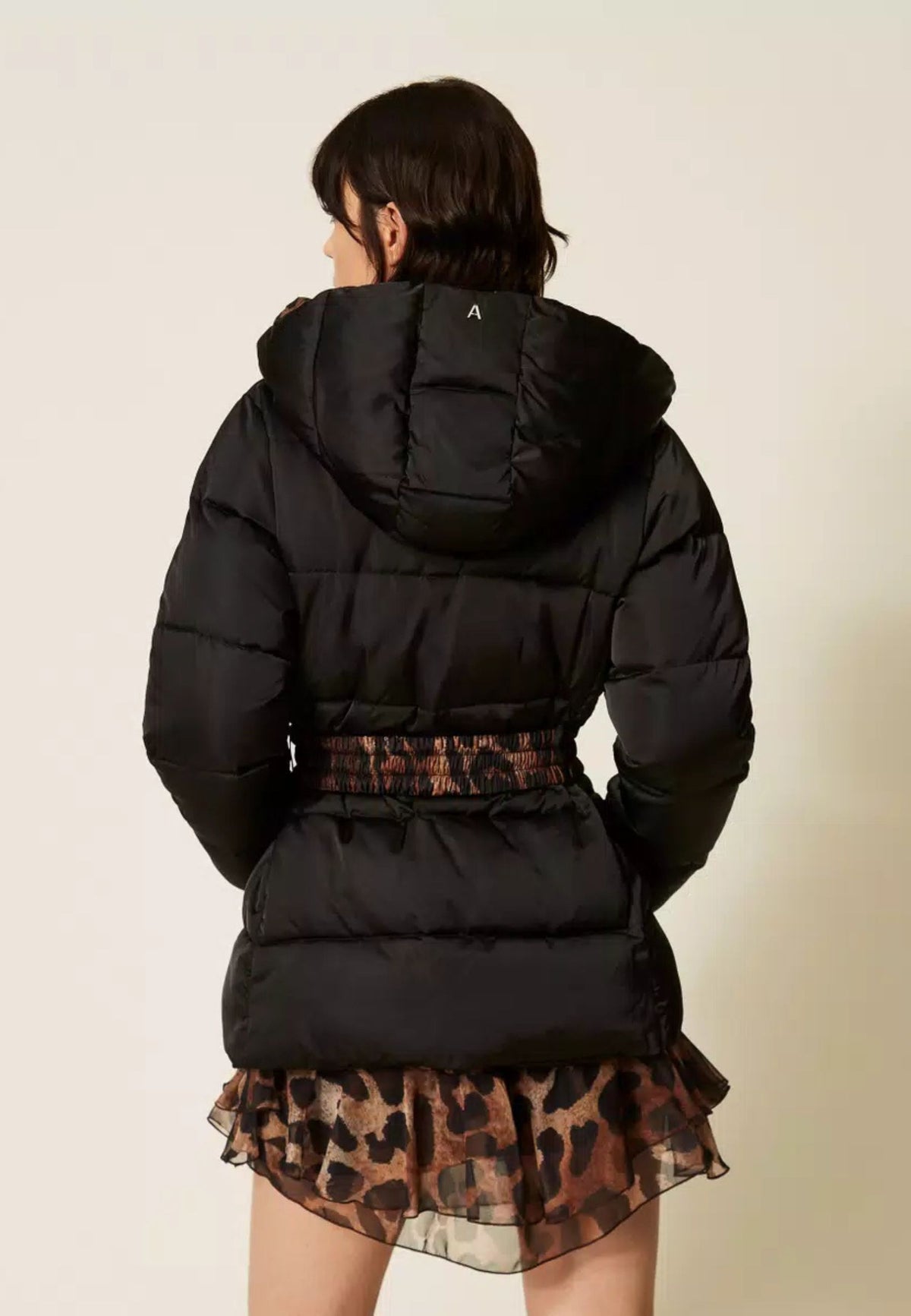 Piumino Twinset Actitude con cintura reversibile 