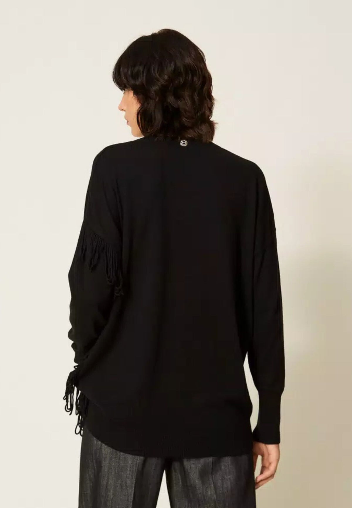 Maglia Twinset Actitude con frange 