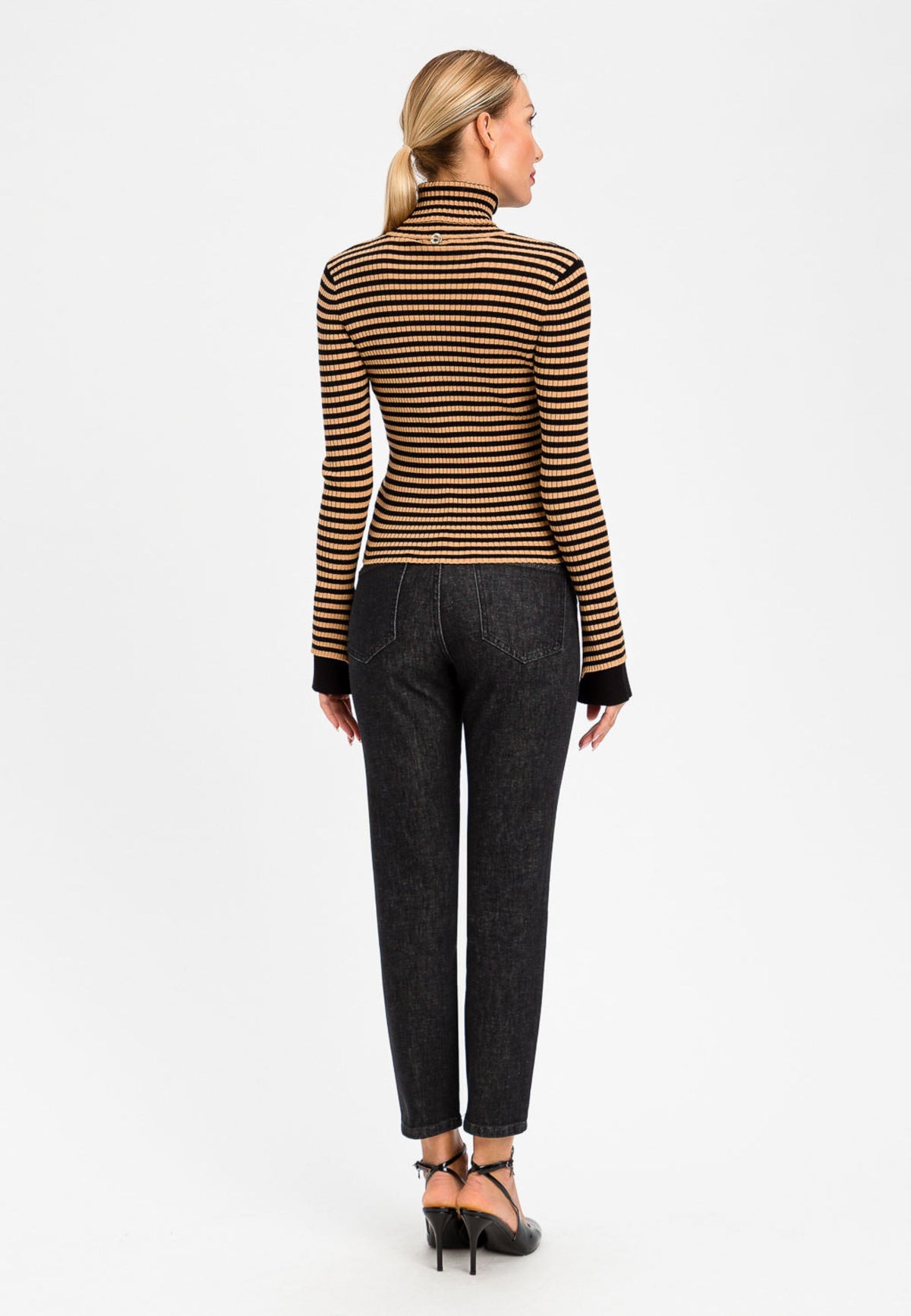 ACTITUDE - Lupetto a righe in maglia stretch 